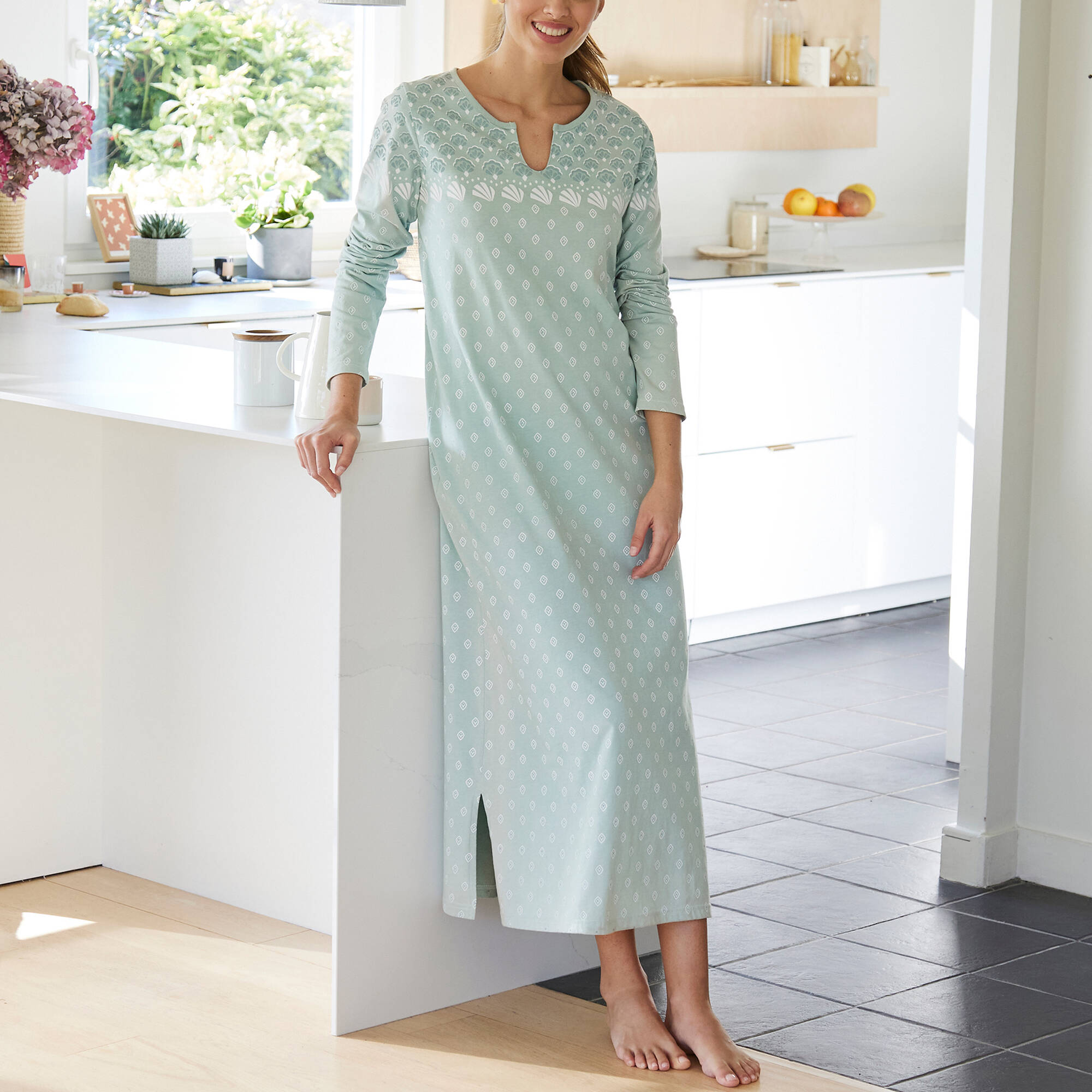 Chemise Manches Longues 667 - Message "Seuls Les Durs Viennent Au Jardin", Taille 98 Neuve