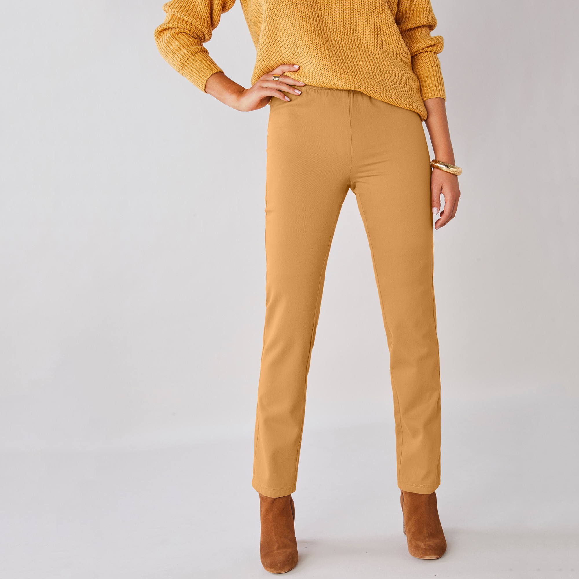 Pantalon Sculptant Effet Ventre Plat Taille Élastiquée - Blancheporte