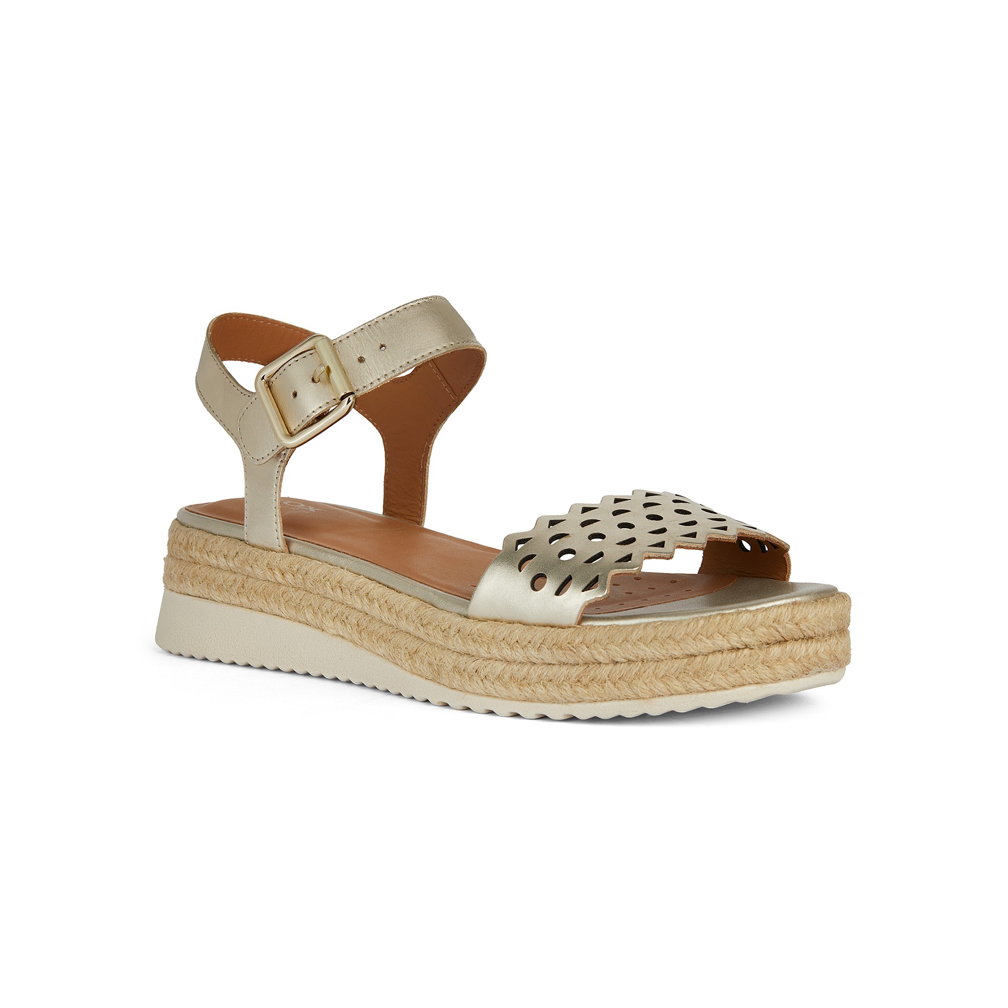 Sandales plateformes EOLIE GEOX® - 41 - Or - Geox