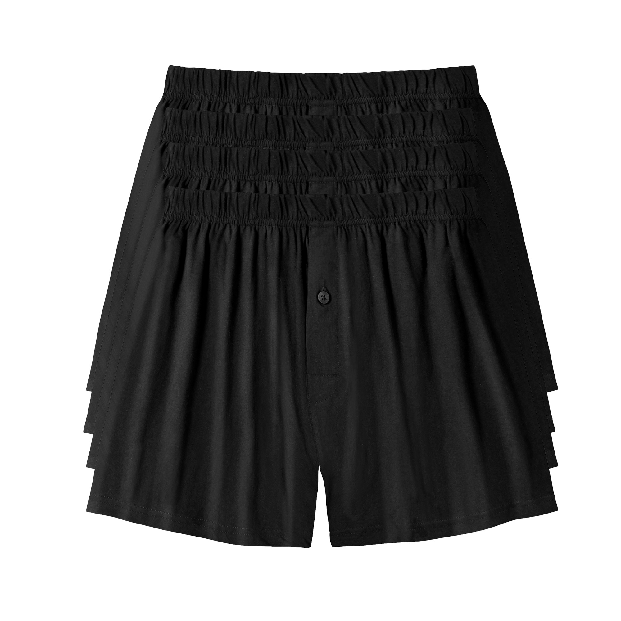 Caleçon Flottant Ouvert Uni - Lot De 4 - Blancheporte