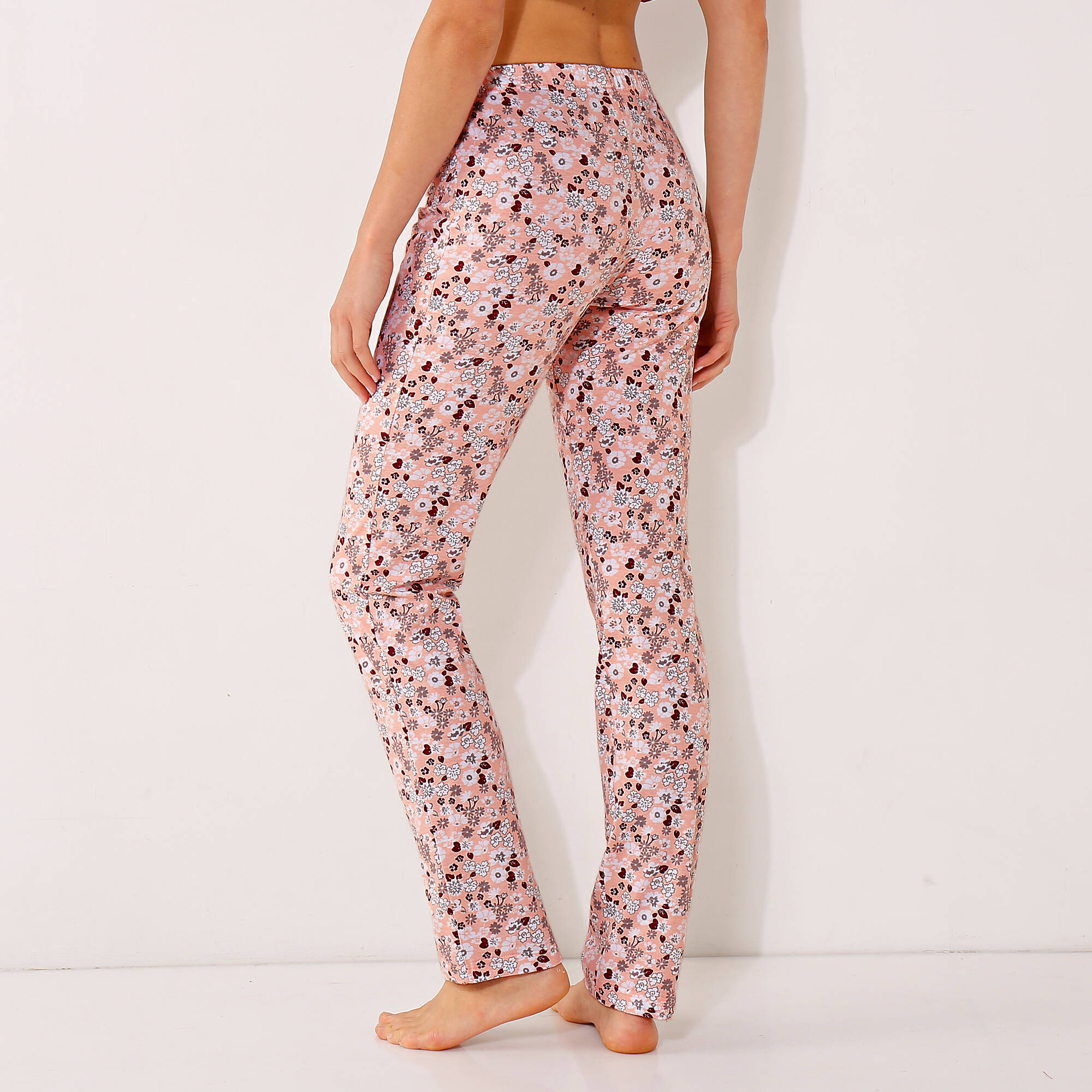 Pantalon imprim fleuri - jersey coton - Blancheporte 15 €