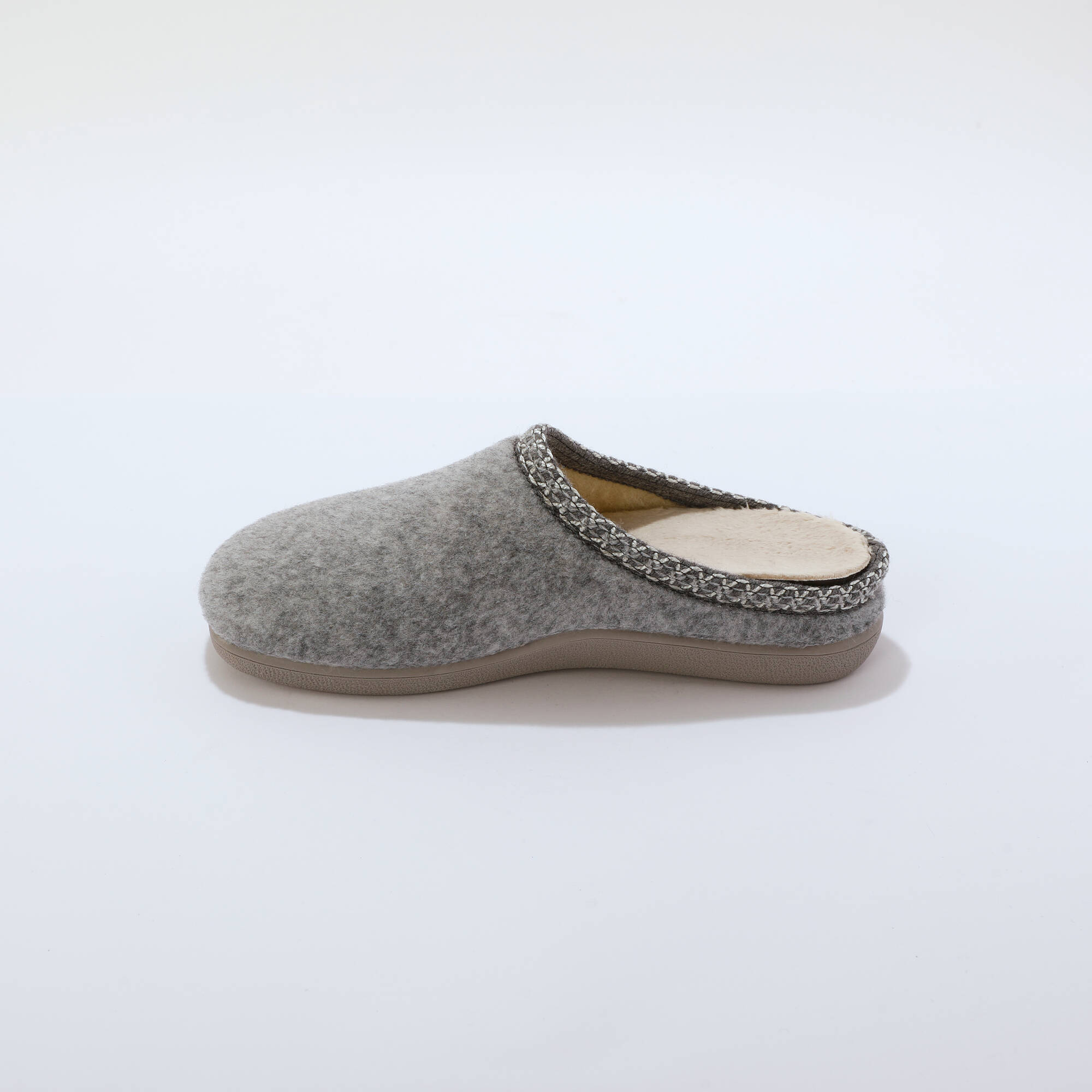 Chaussons mules fourrs col fantaisie - Blancheporte 36 €