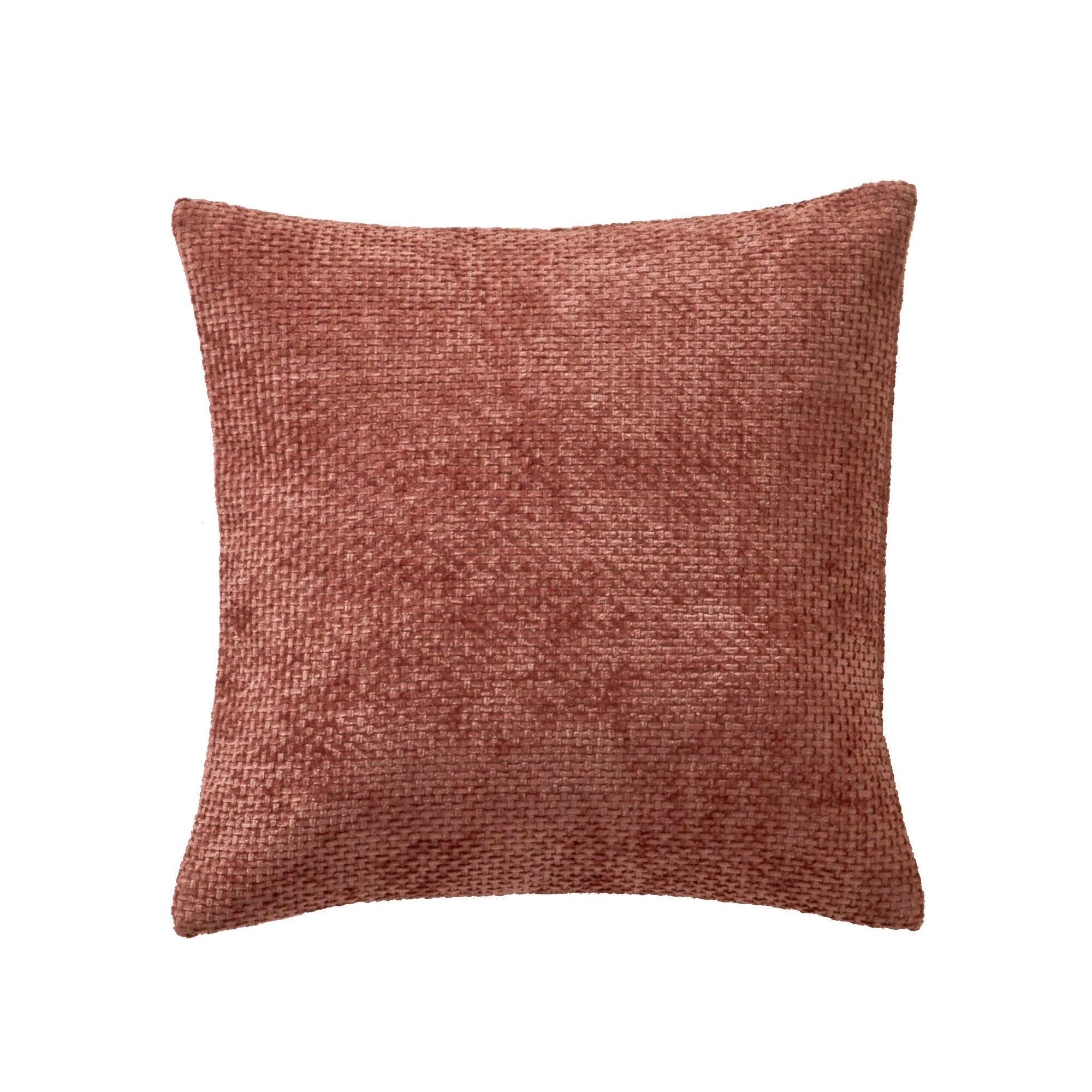 Housse de coussin unie tissage chenille - lot de 2 - Blancheporte