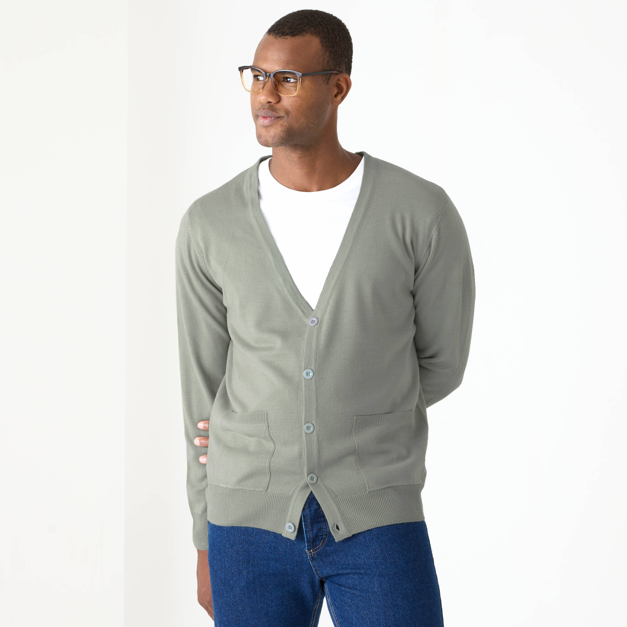 Gilet boutonn manches longues - Blancheporte 33$