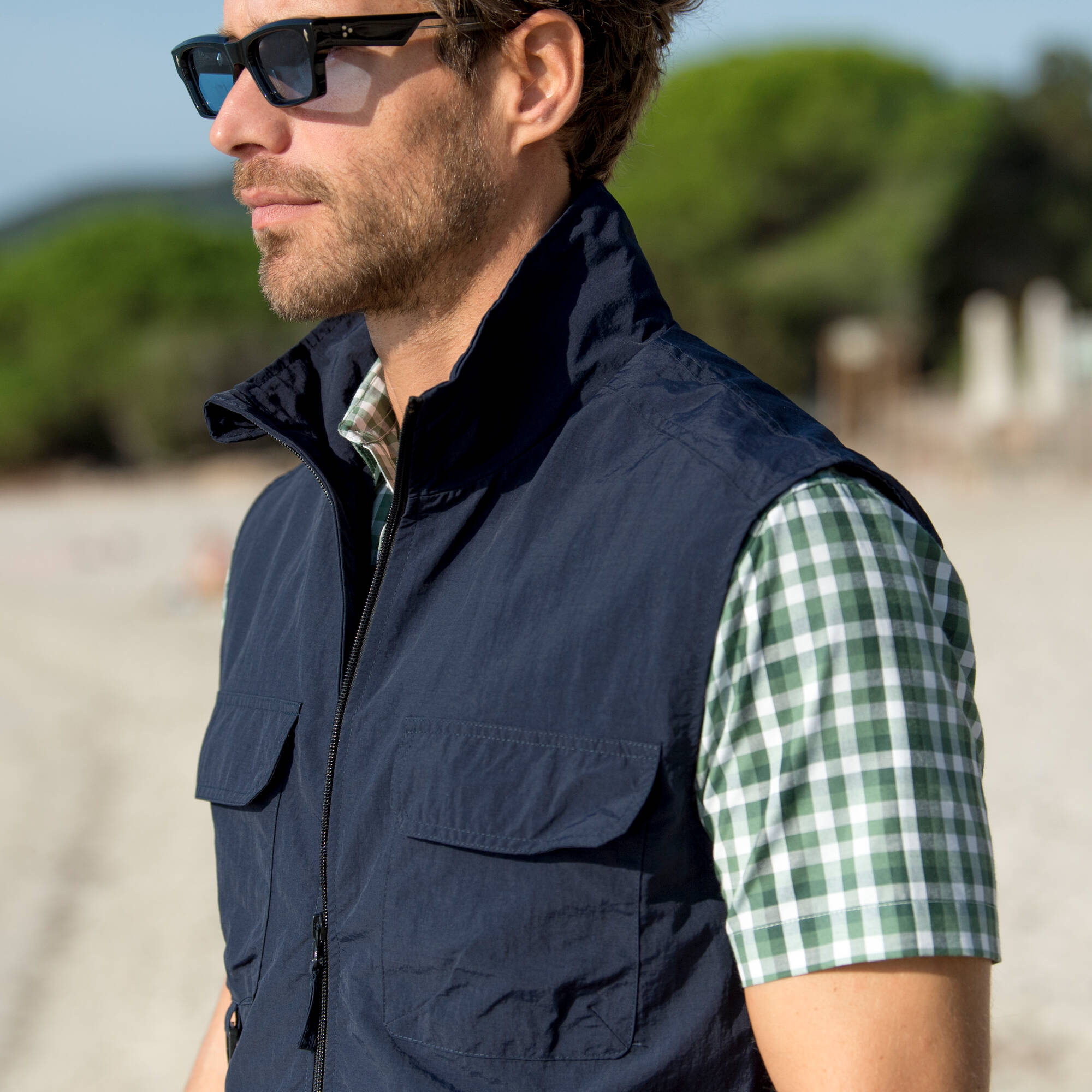 Gilet multipoches sans manches - Blancheporte 40€