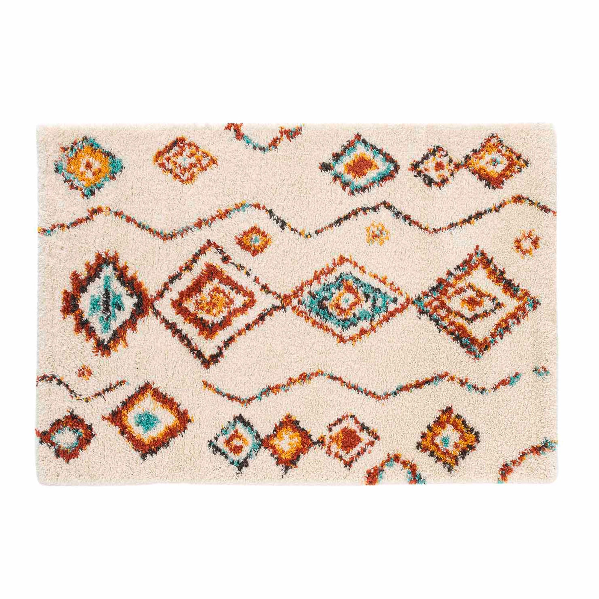 Tapis Rectangulaire Berbère Coloré - Blancheporte