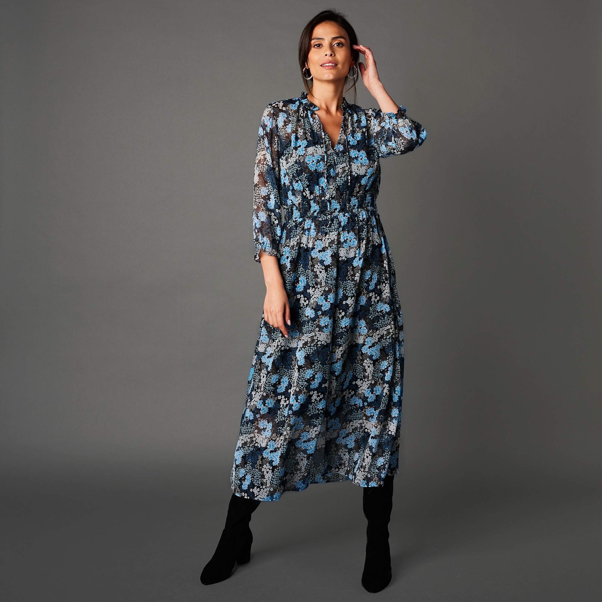 Robe Voile Imprimée - Blancheporte