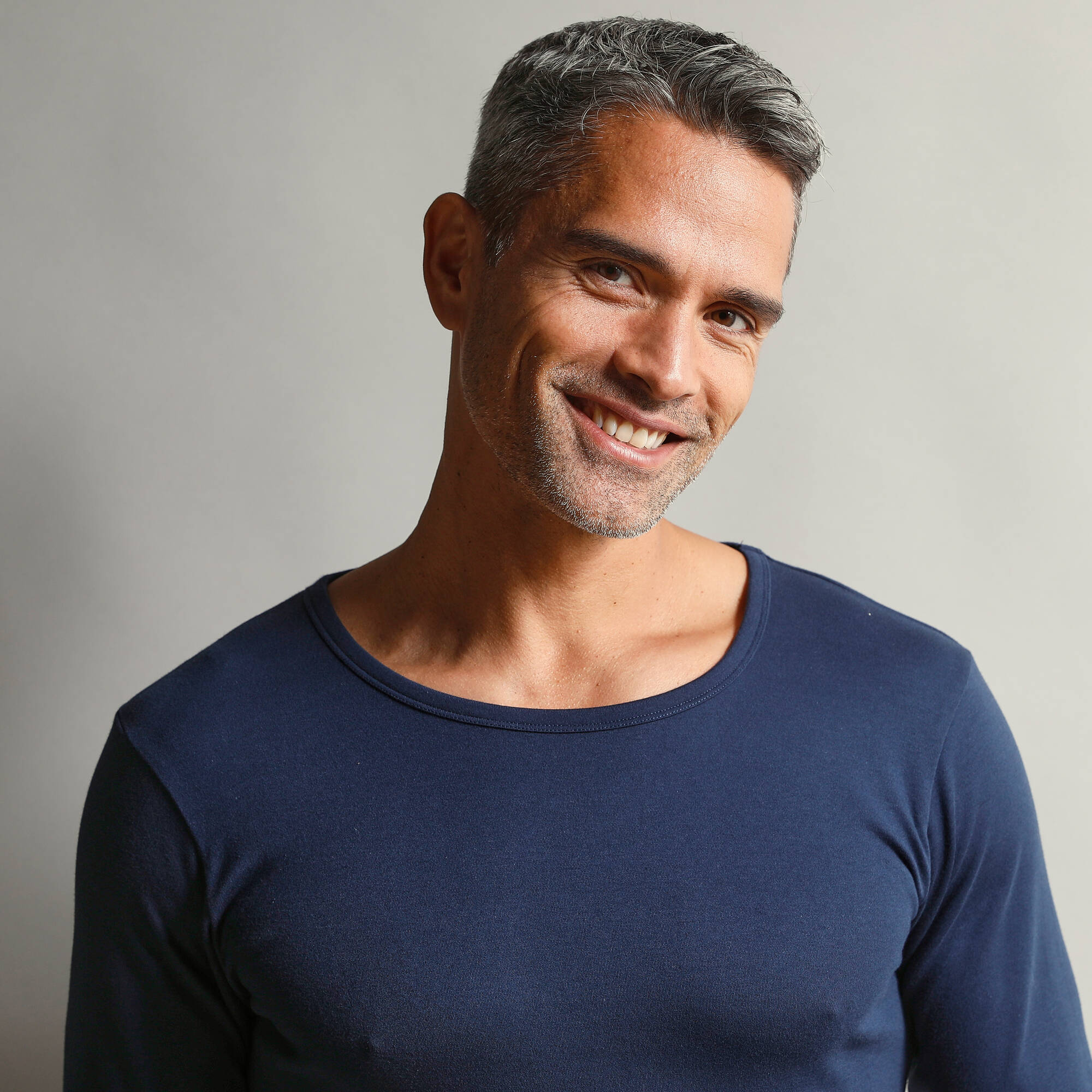 T-shirt sous-vtement homme col rond manches longues chaleur douce - lot de 2 - Blancheporte 32$