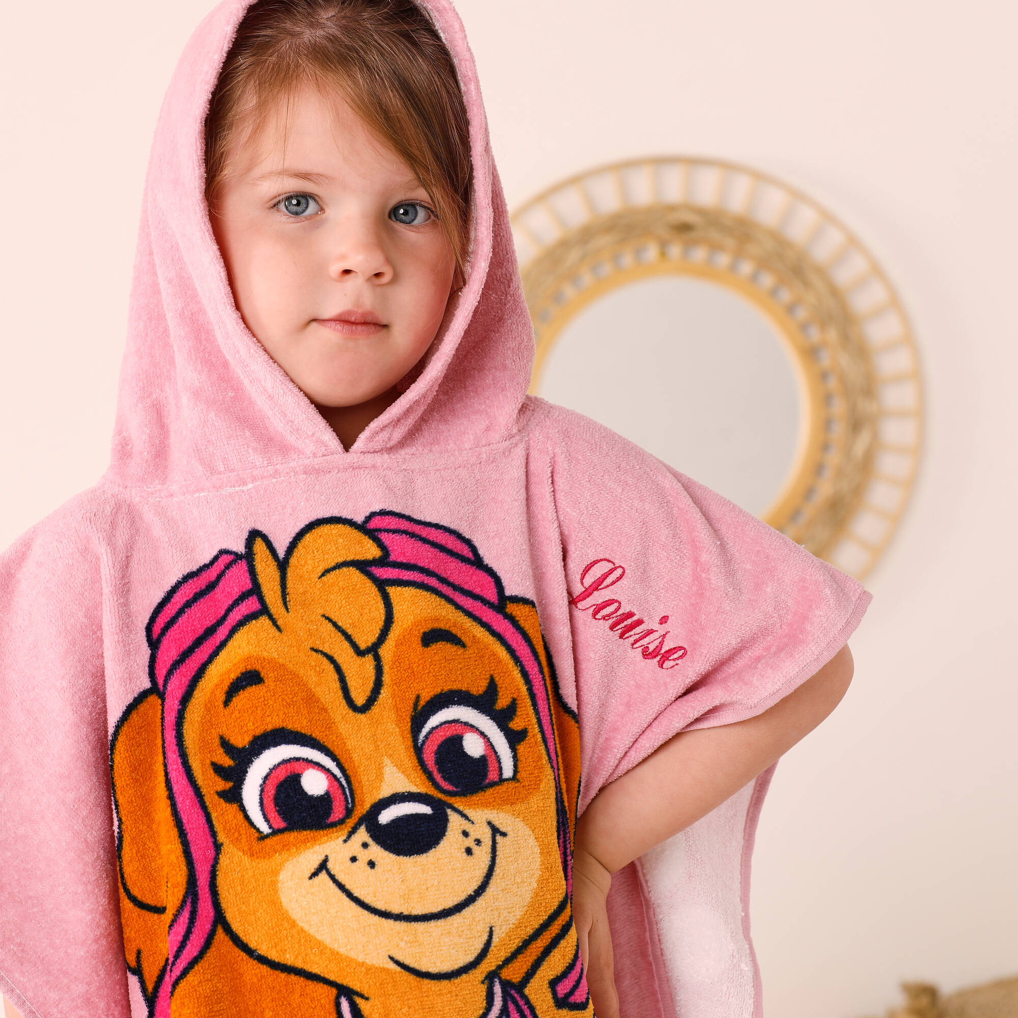 Vetements Feminins Peignoir Pat Patrouille Action Poncho De Bain