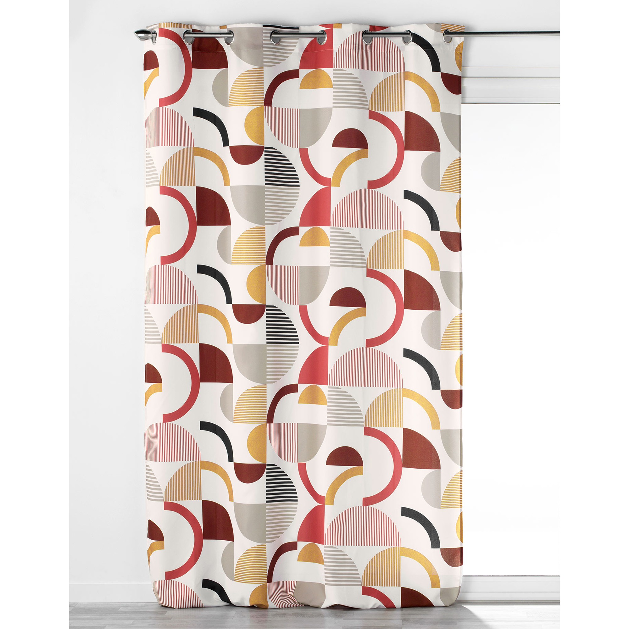 Rideau Imprimé Formes Géométriques - Blancheporte