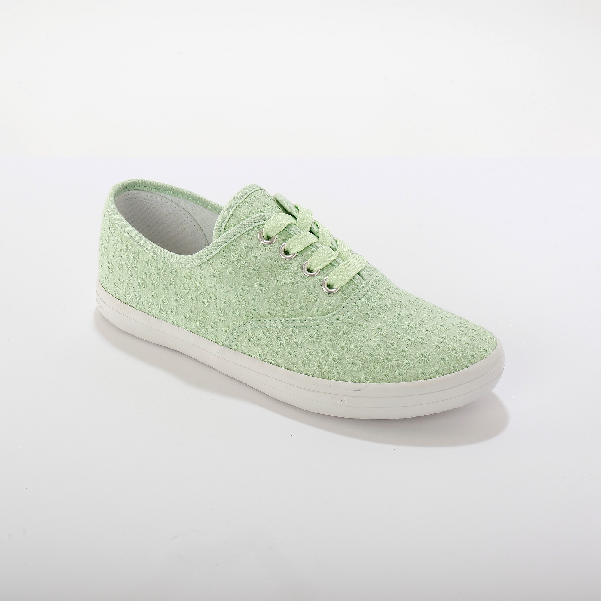 Tennis En Toile Brodée - Blancheporte