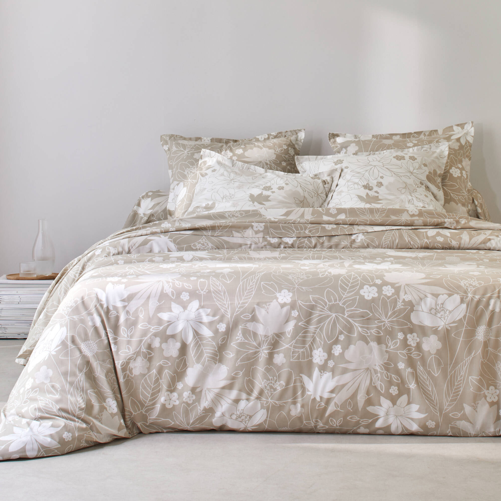 Linge de lit imprimé Pénélope coton - Blancheporte