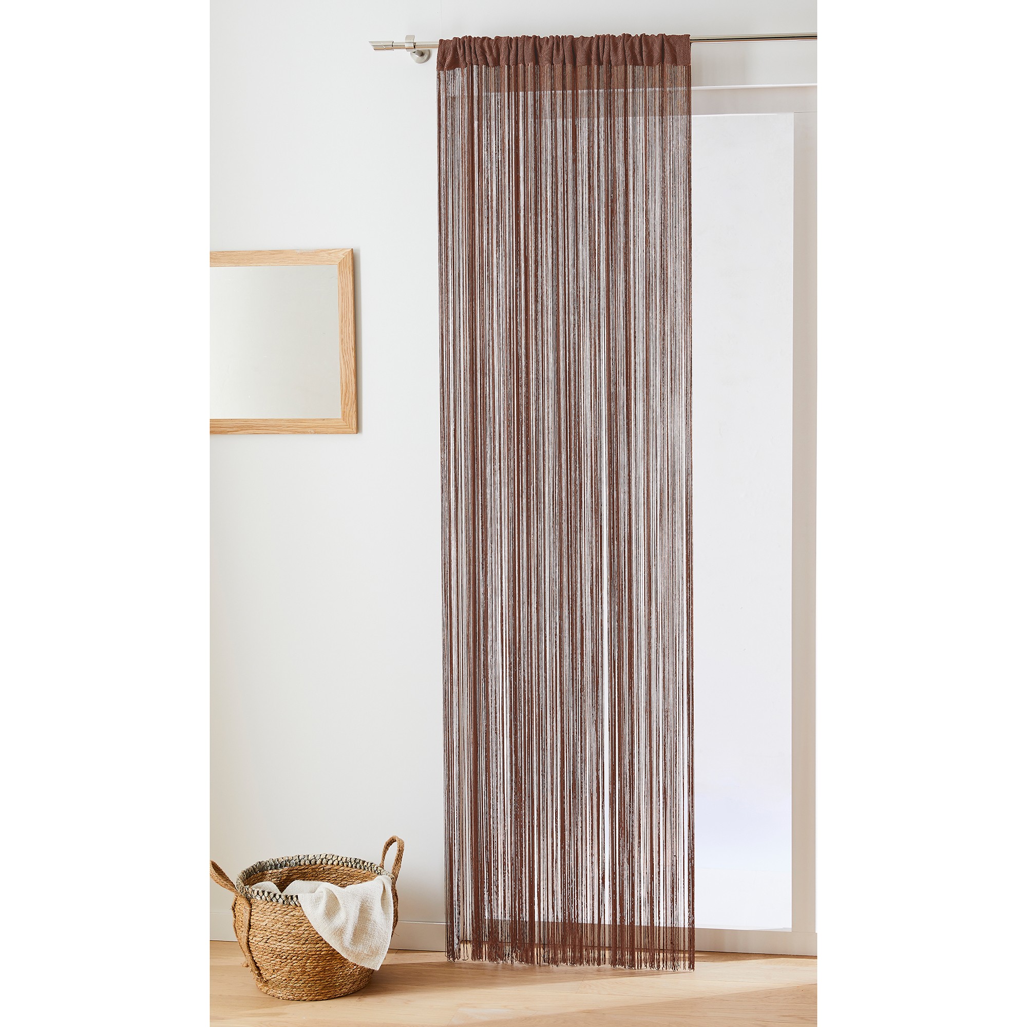 Rideau De Fils Découpable Finition Passe-tringle - Blancheporte