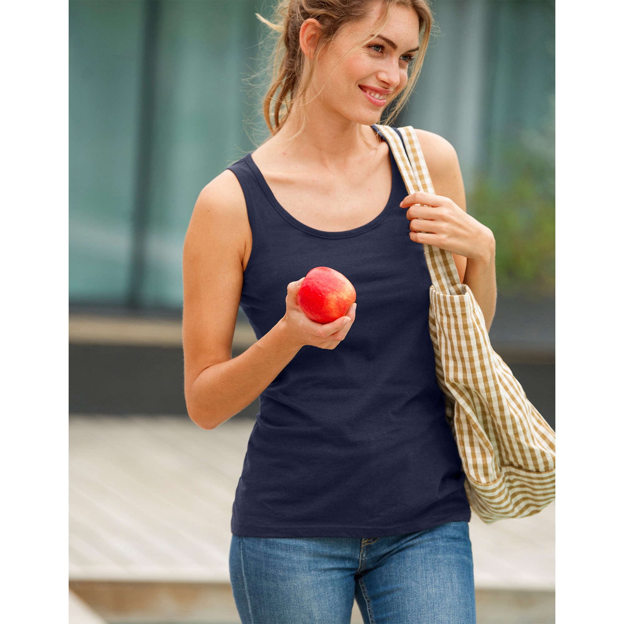 Débardeur Bretelles Larges Uni Coton - Blancheporte