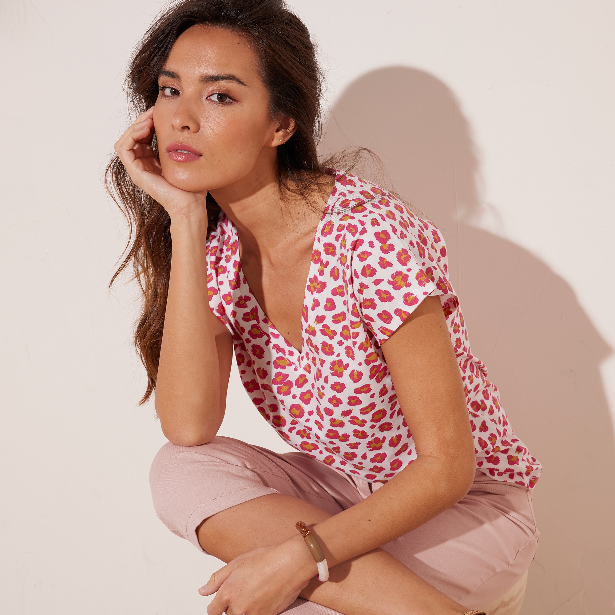 T-shirt Imprimé Peau De Bête - Blancheporte