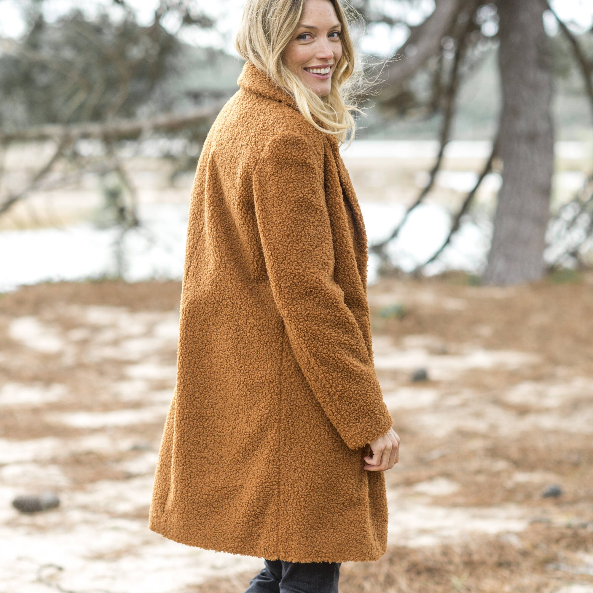 Manteau femme hiver blanche porte online