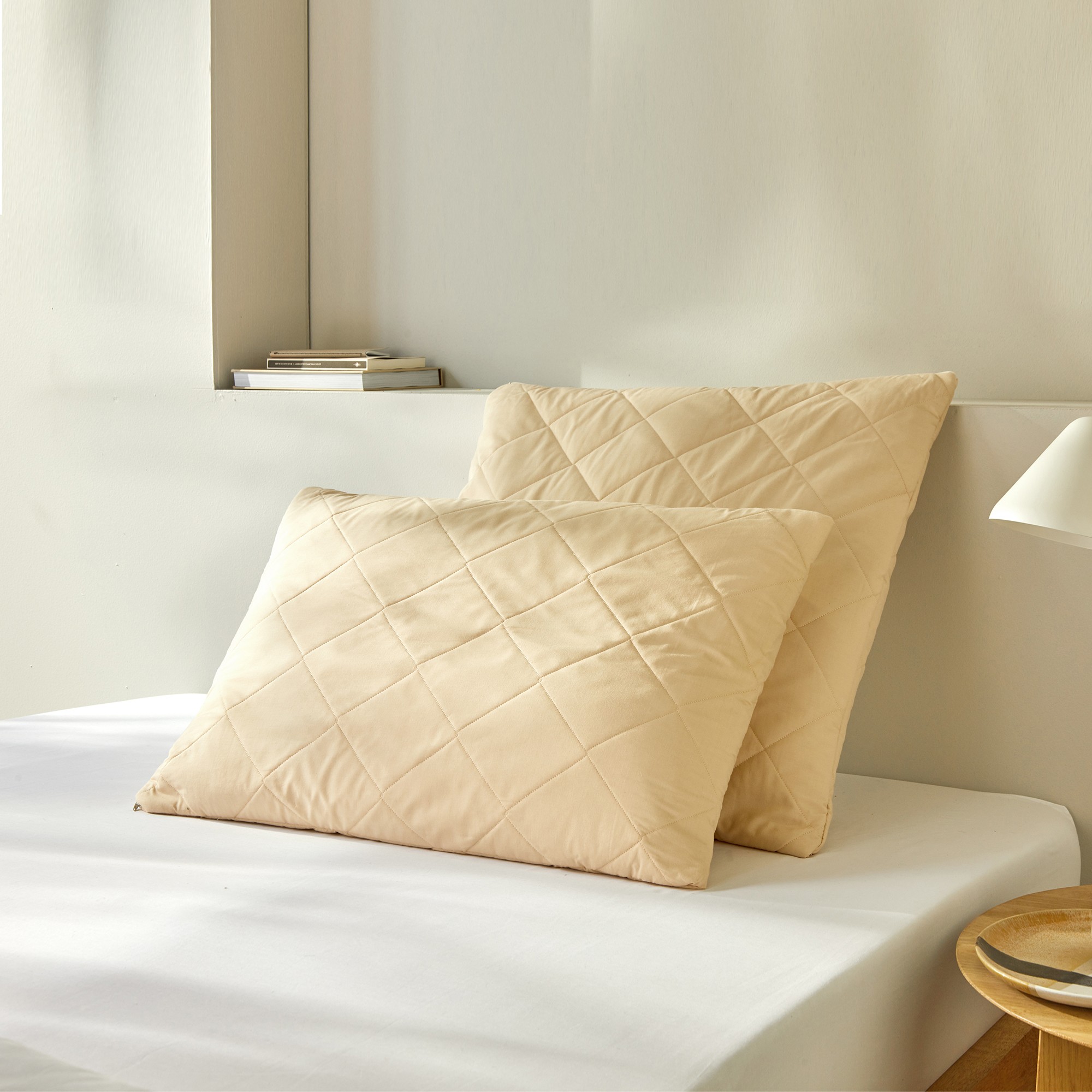 Oreiller Matelassé Laine Qualité Supérieure Confort Ferme - Blancheporte