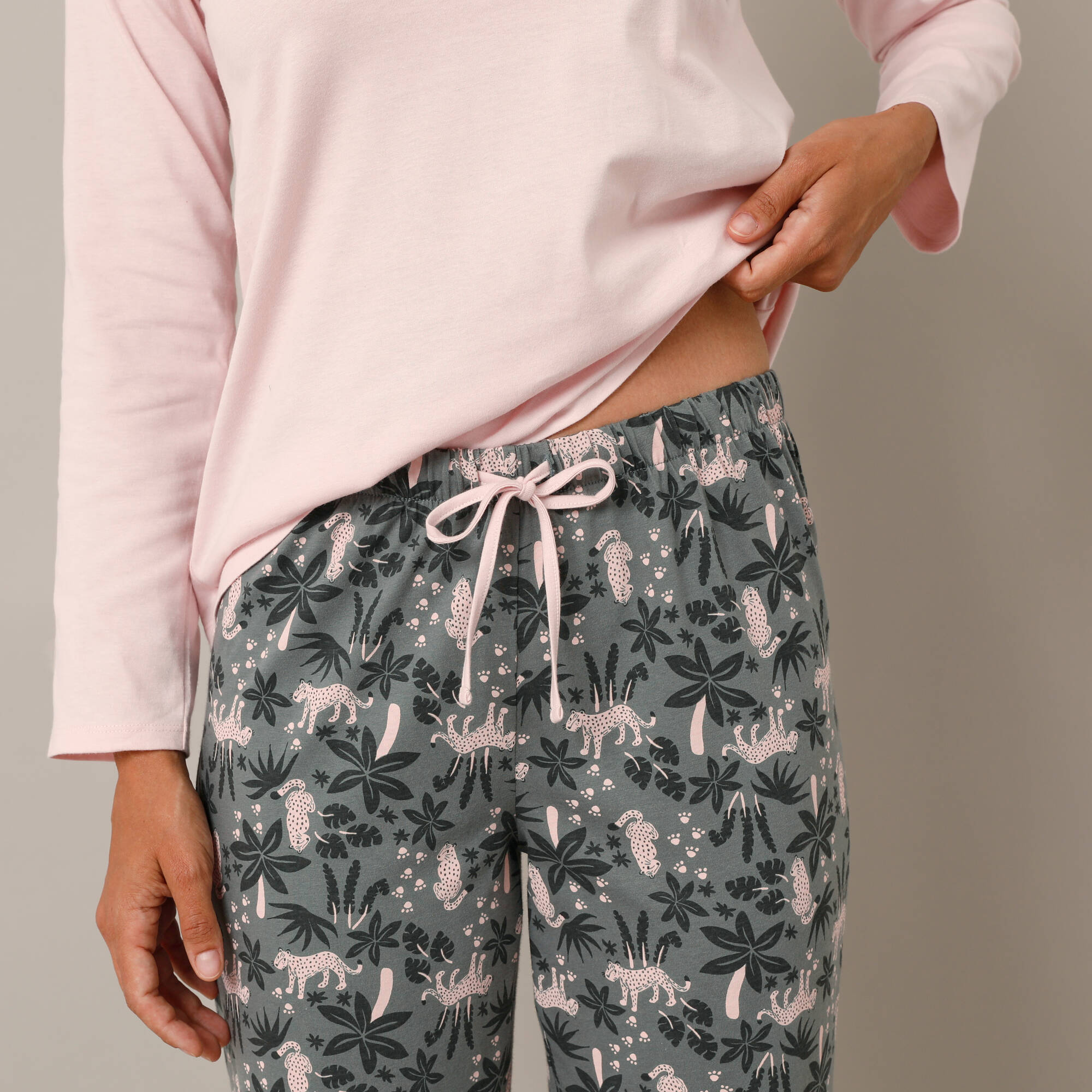Pyjama imprim jungle maille jersey coton - Blancheporte 36 €