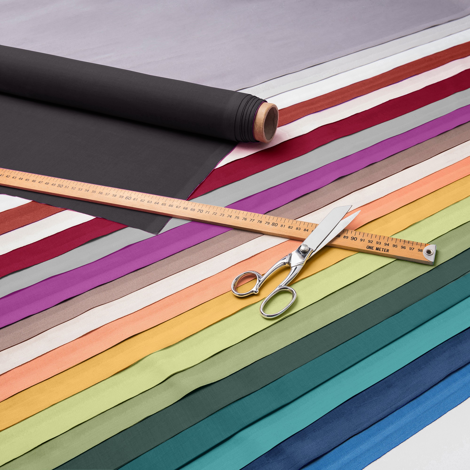 Tissu Au Mètre Uni - Coton - Colombine