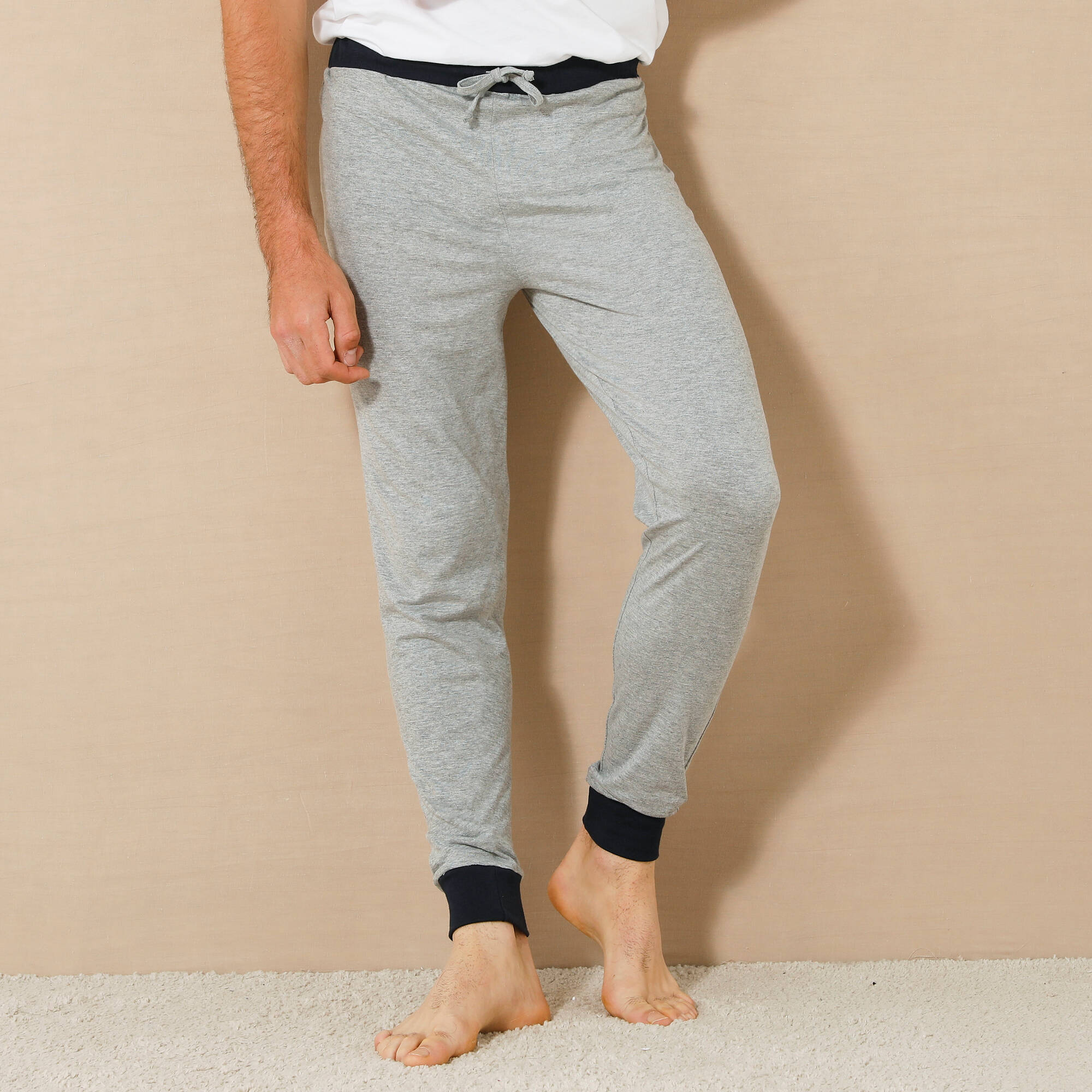 Pantalon pyjama bas resserrés - lot de 2 - Blancheporte