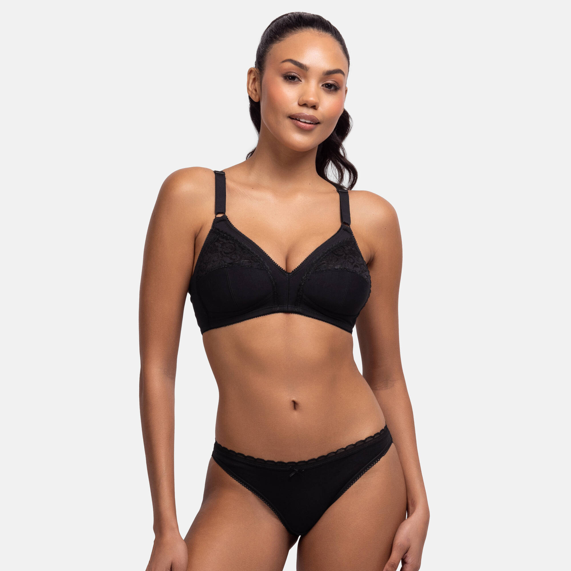 Soutien-gorge coton stretch Monica - sans armatures - Blancheporte