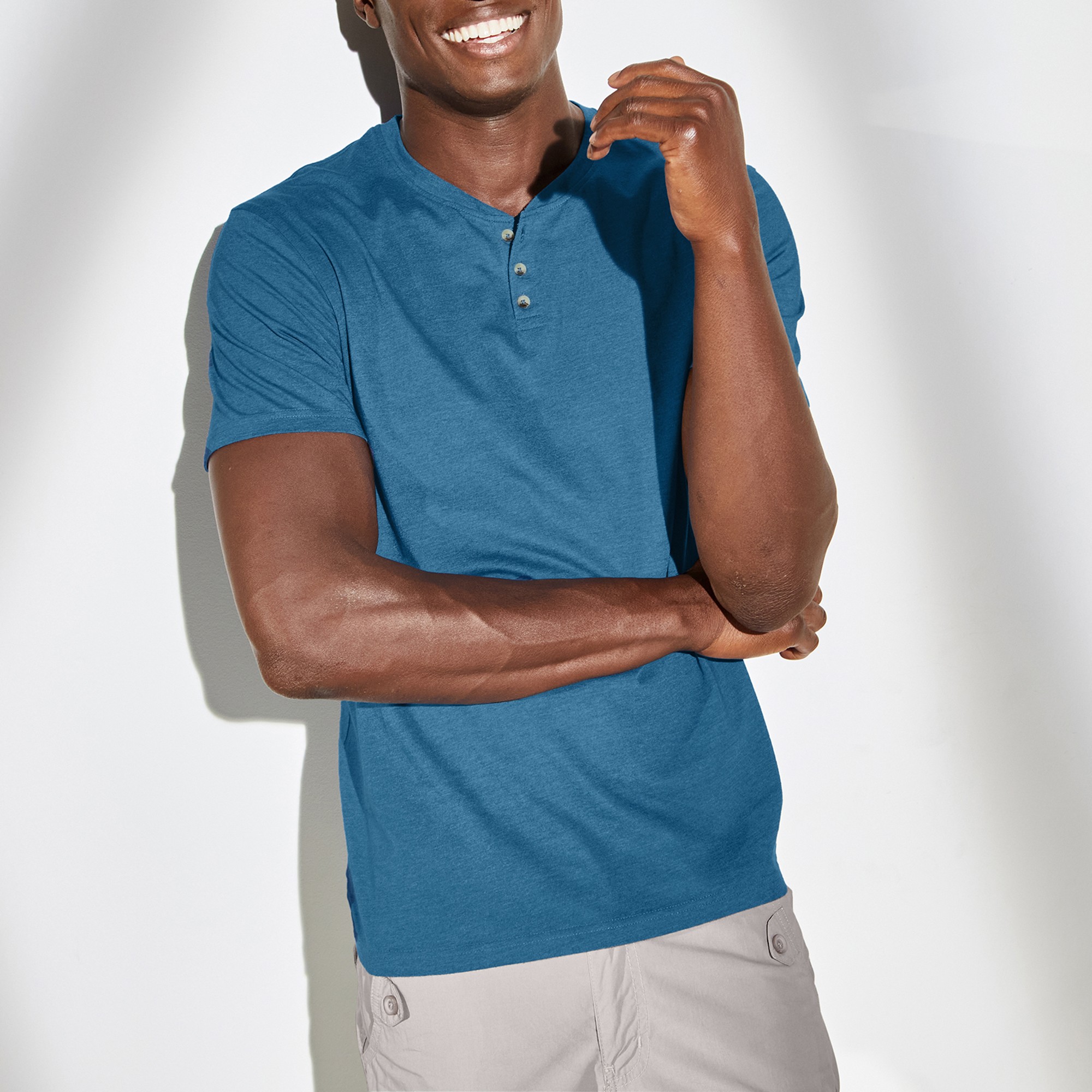 Tee-shirt Col Tunisien - Blancheporte