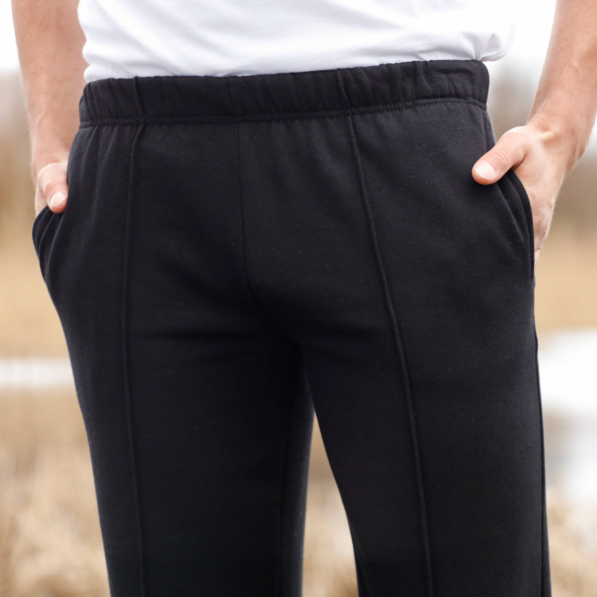 Pantalon loisirs molleton bas droits - Blancheporte 26$