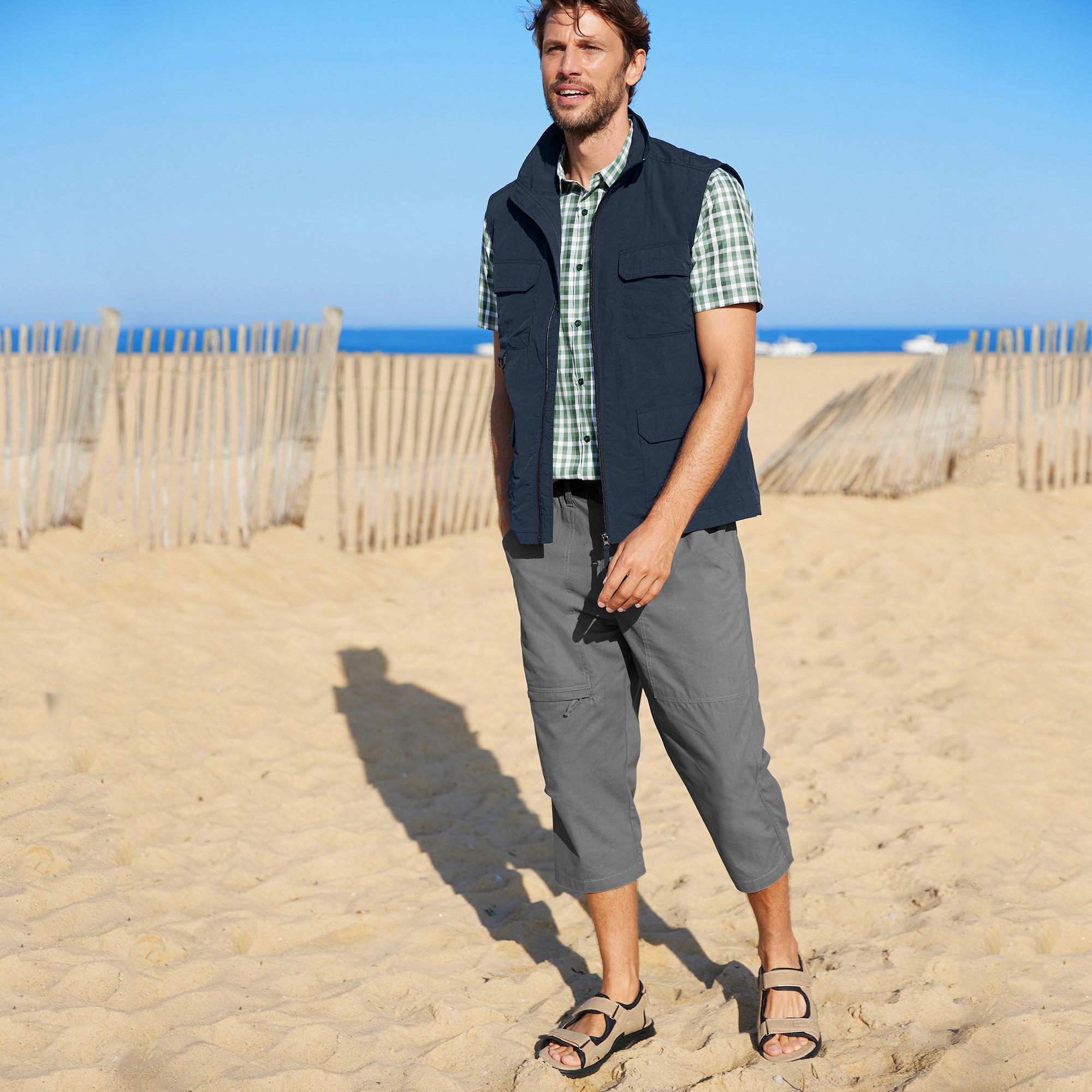 Pantacourt + Ceinture Assortie - Blancheporte