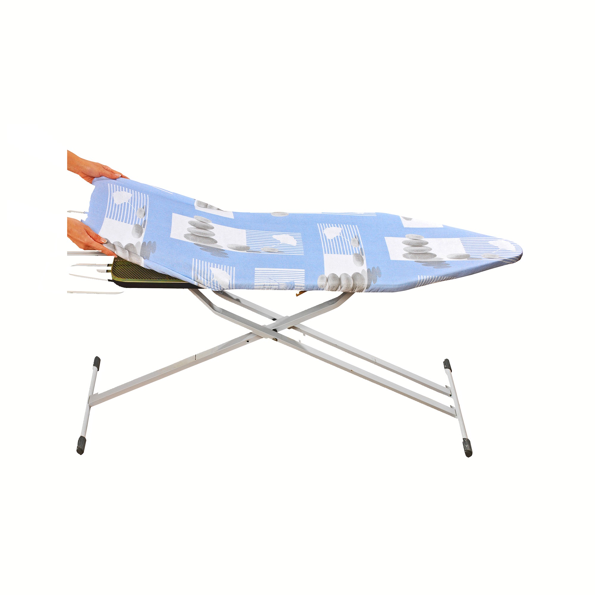 Housse Repassage Bi-extensible Galets - Blancheporte