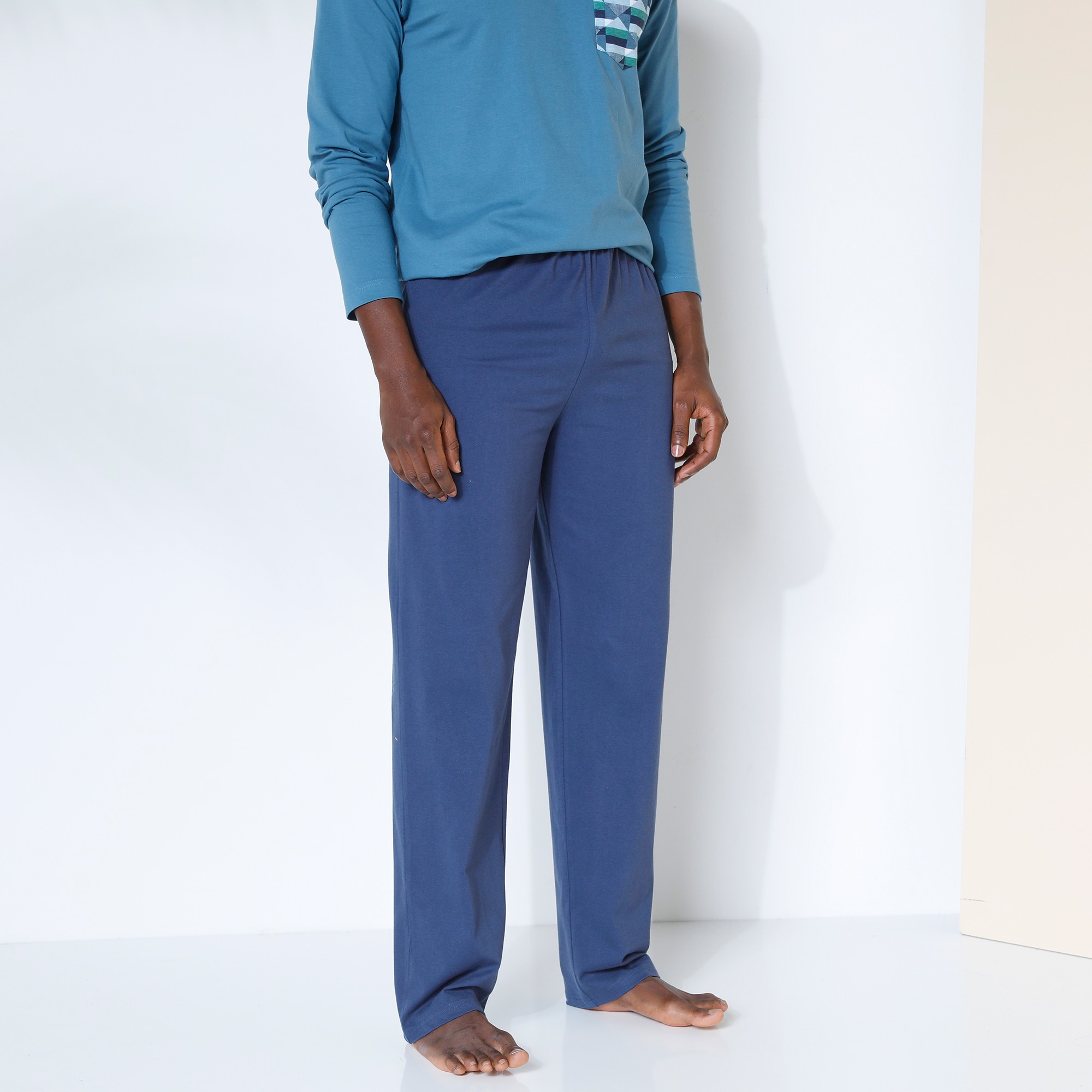 Pantalon Pyjama Coton Uni - Blancheporte