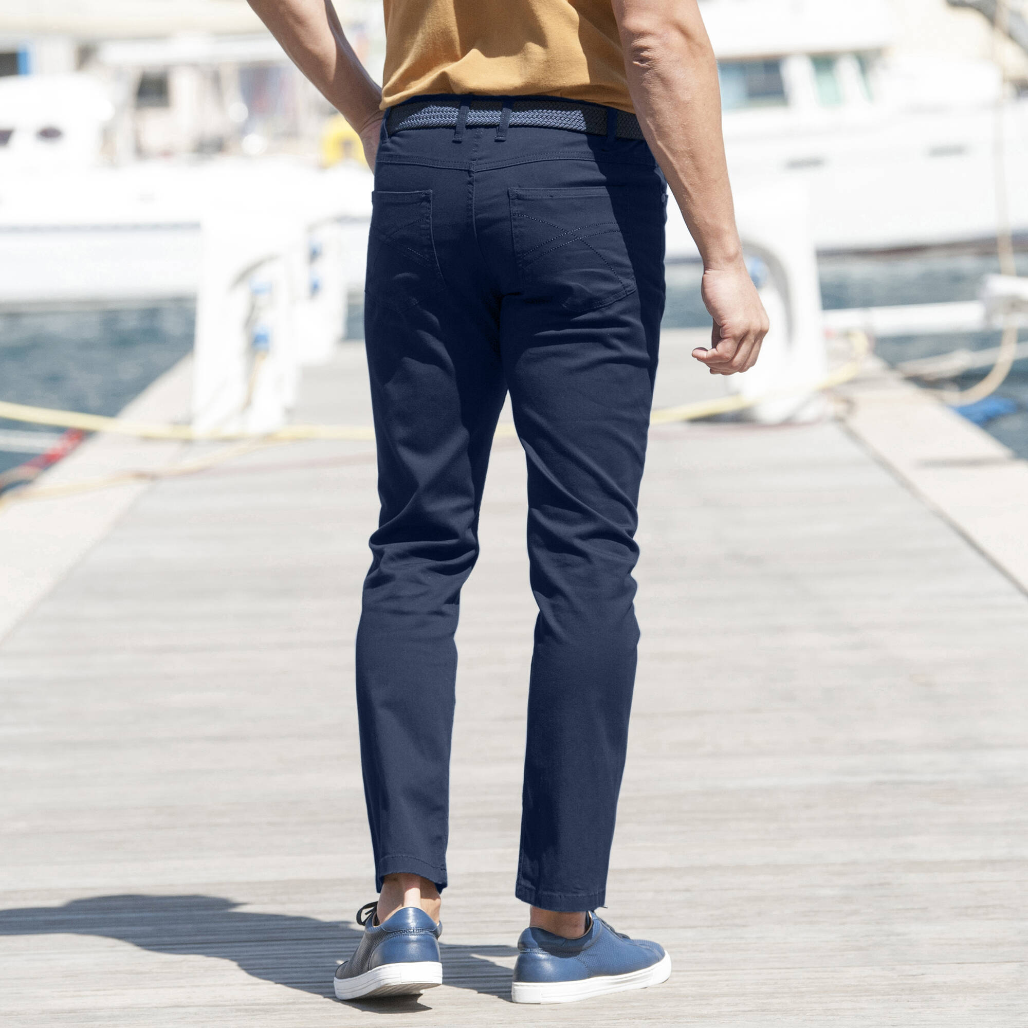 Pantalon droit 5 poches lastiqu cts - L30 - Blancheporte 38 €