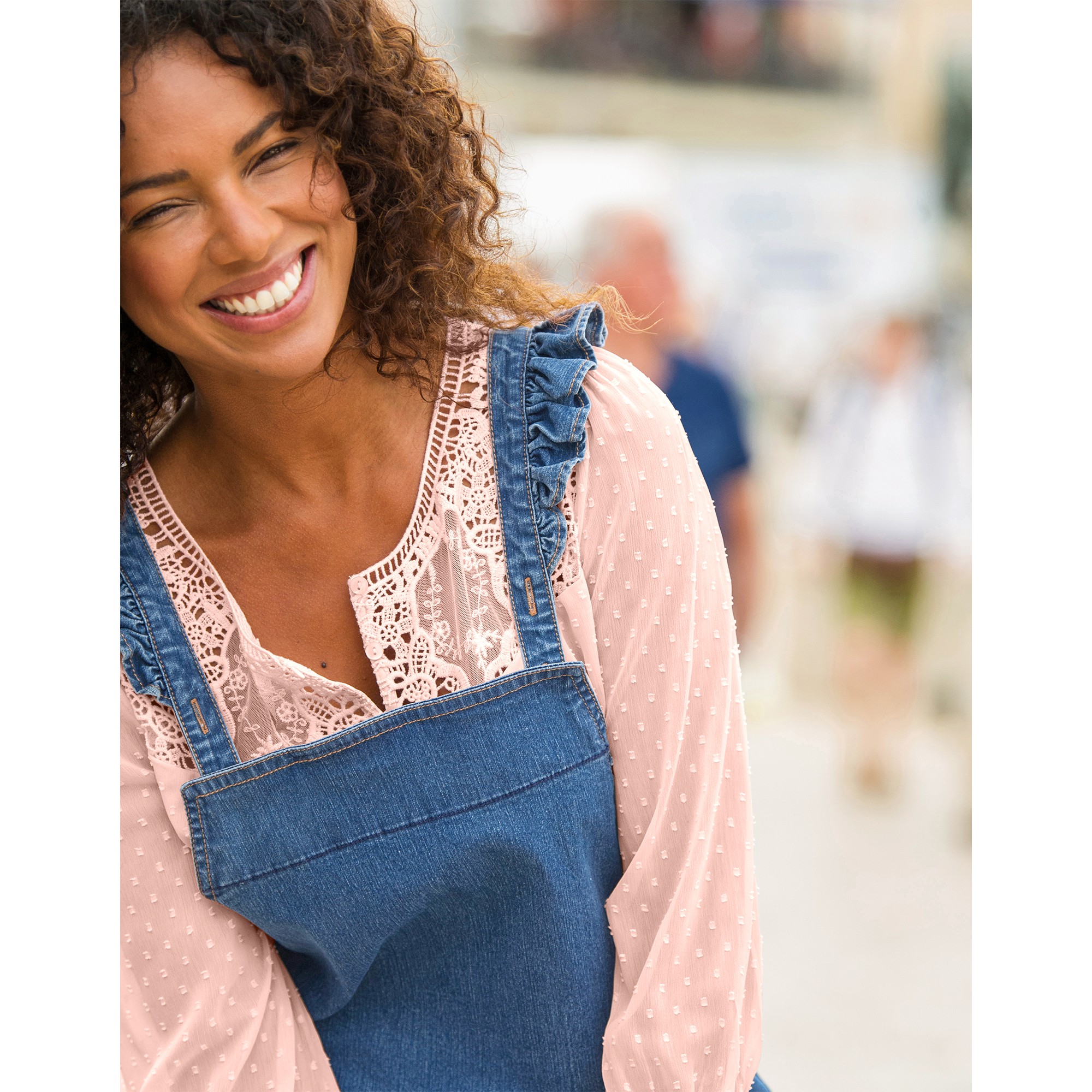 Blanche porte robe online jean