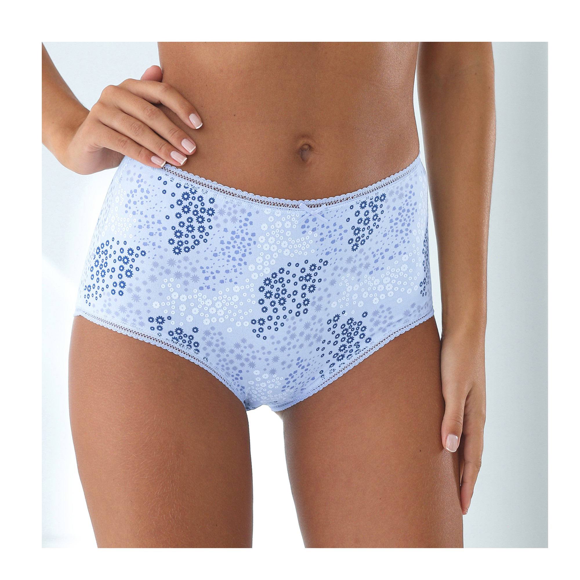 Culotte Forme Maxi « Motifs Fleurettes » - Lot De 4 - Blancheporte