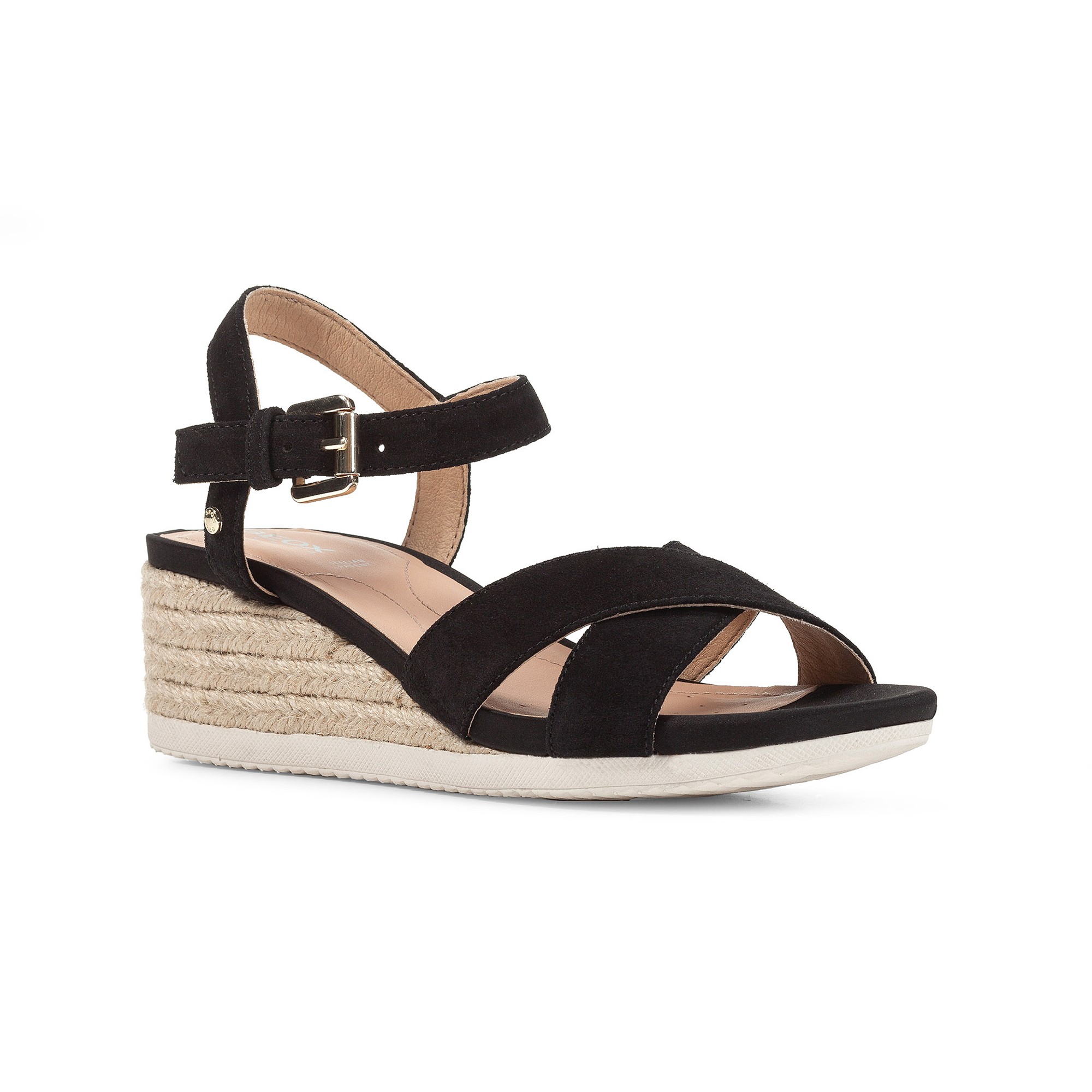 Sandales compensées Ischia Corda - 41 - Noir - Geox