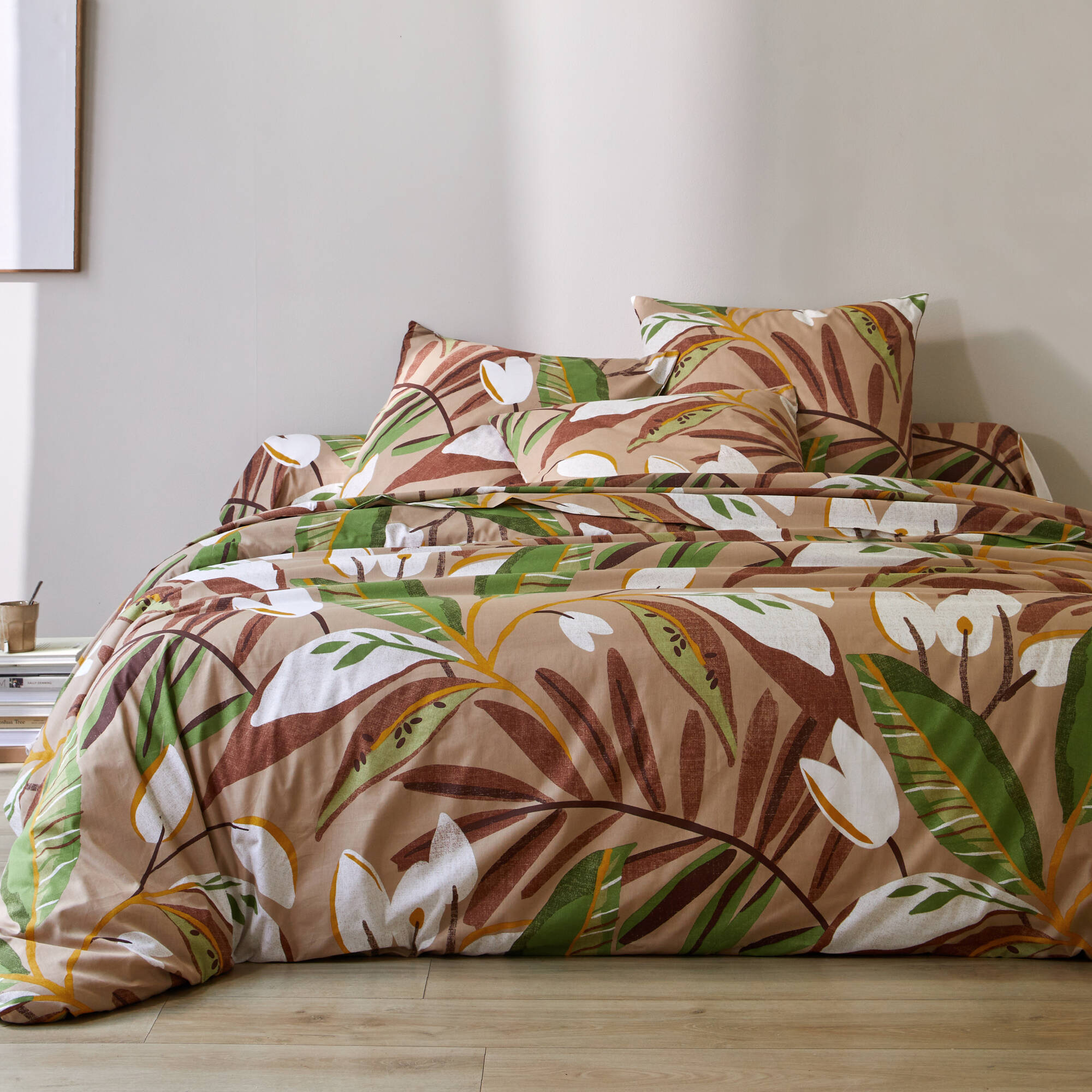 Linge de lit Roxane en coton imprimé - Blancheporte