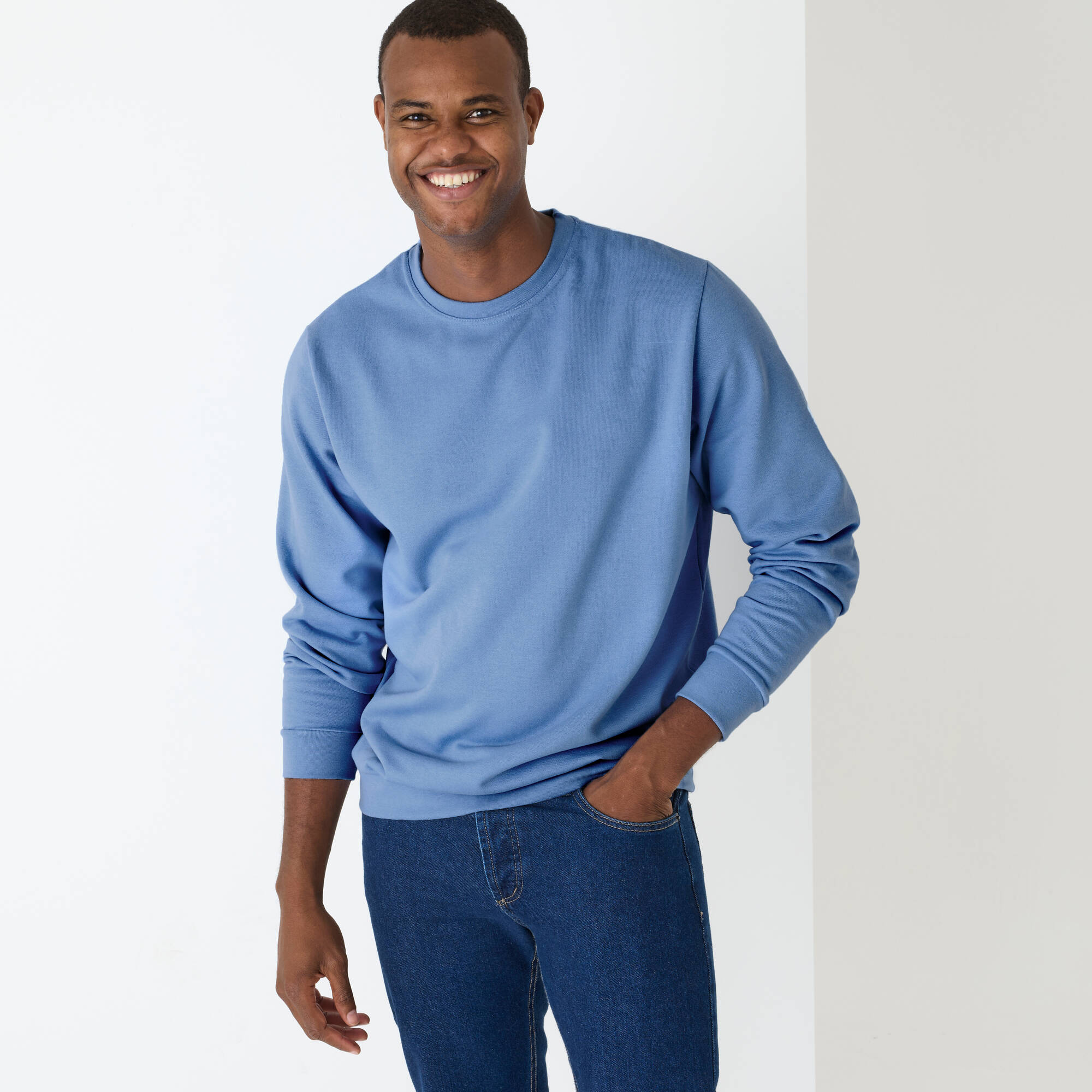 Sweat molleton col rond - Blancheporte 20$