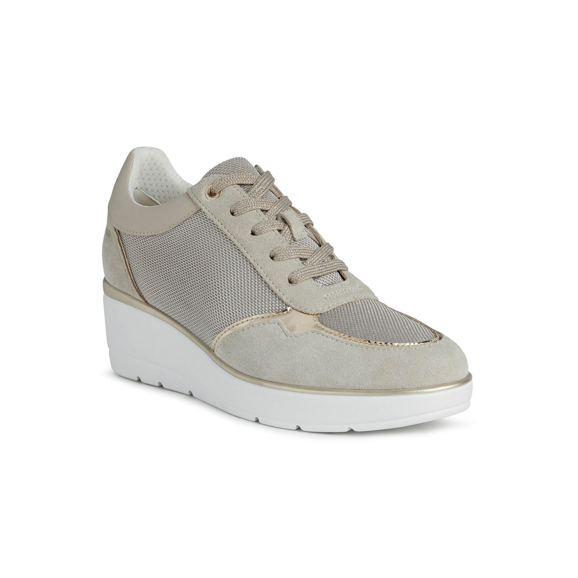 Baskets compensées Ilde beige - 41 - Beige - Geox