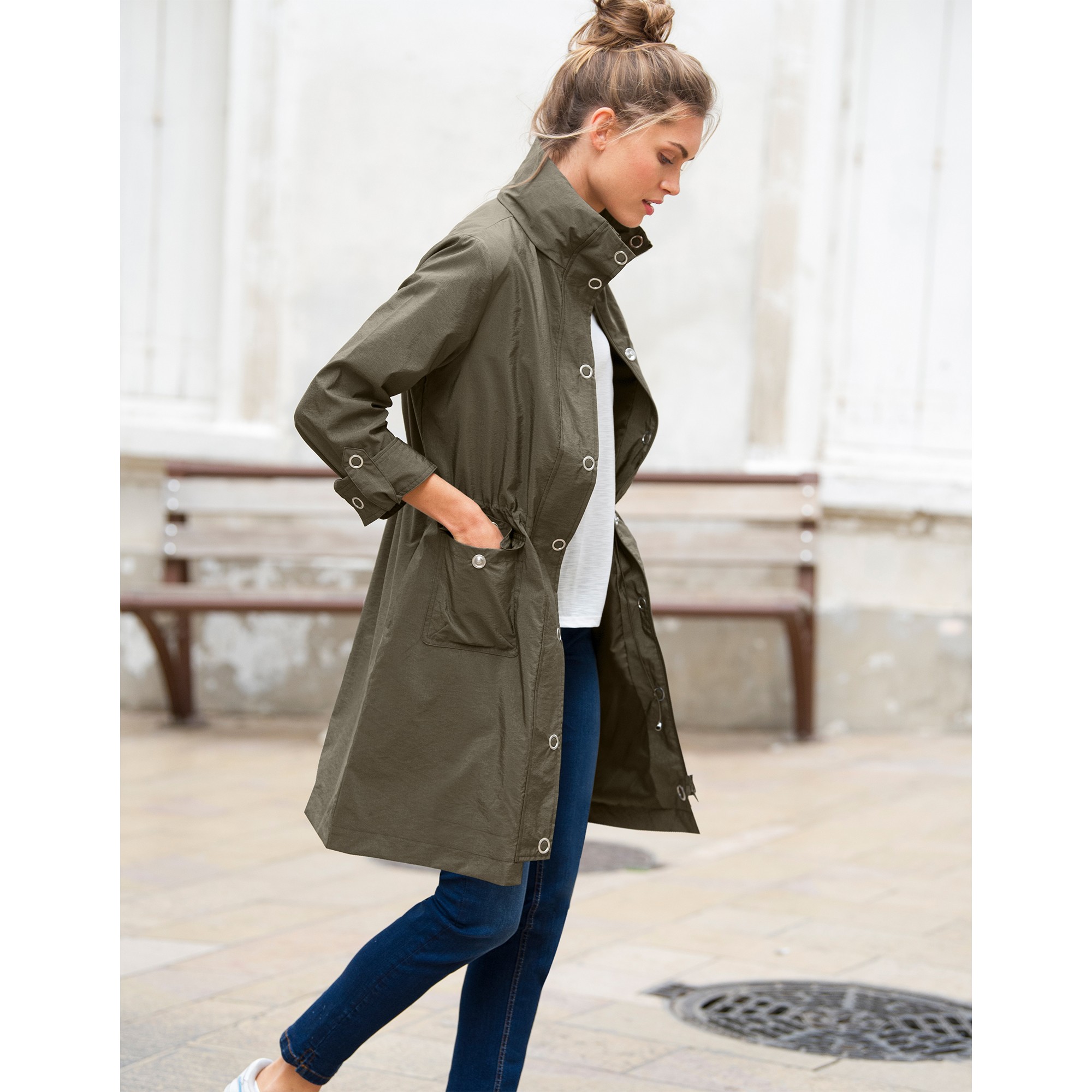 Parka capuche d perlante