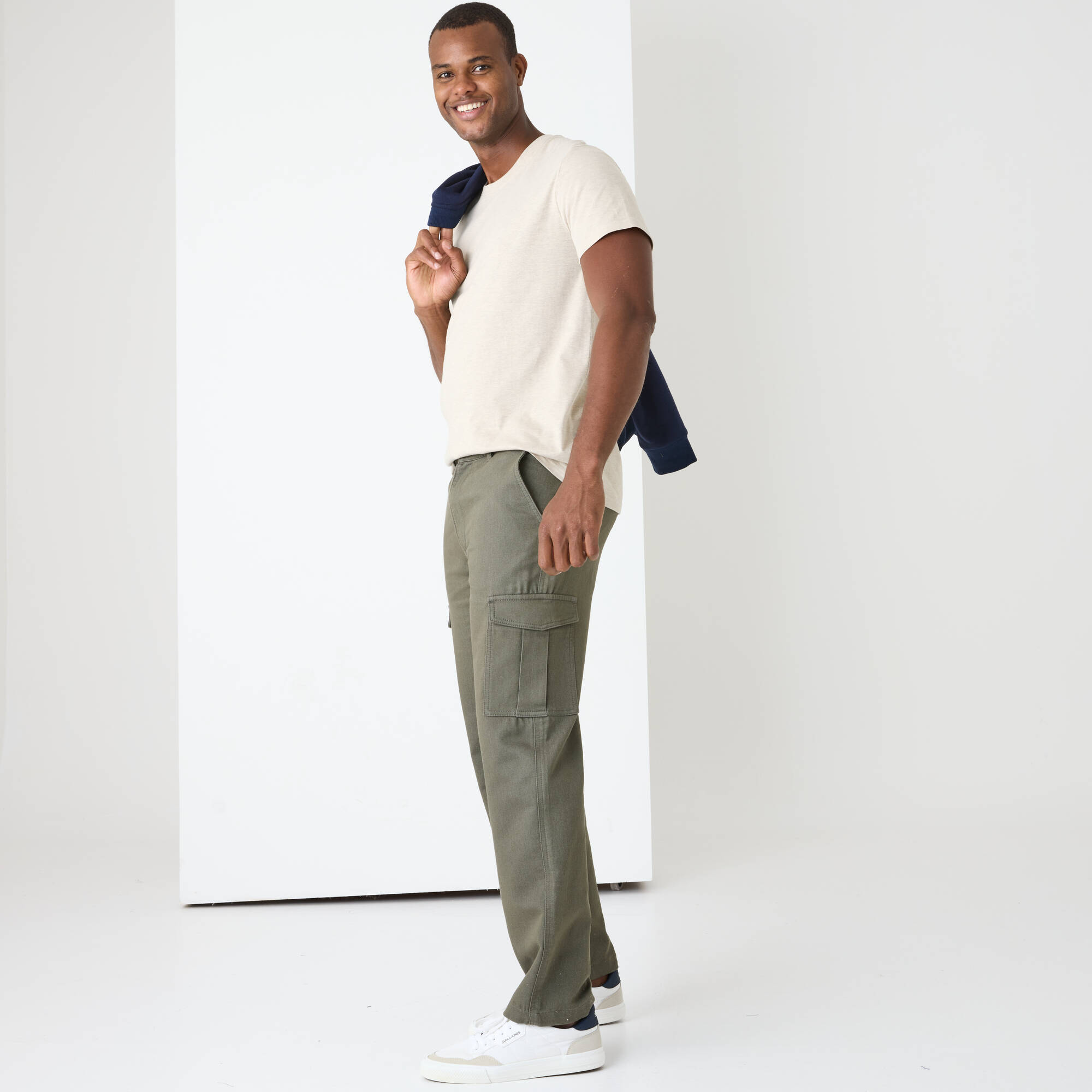 Pantalon cargo en serg ultra stretch - L30 - Blancheporte 40$