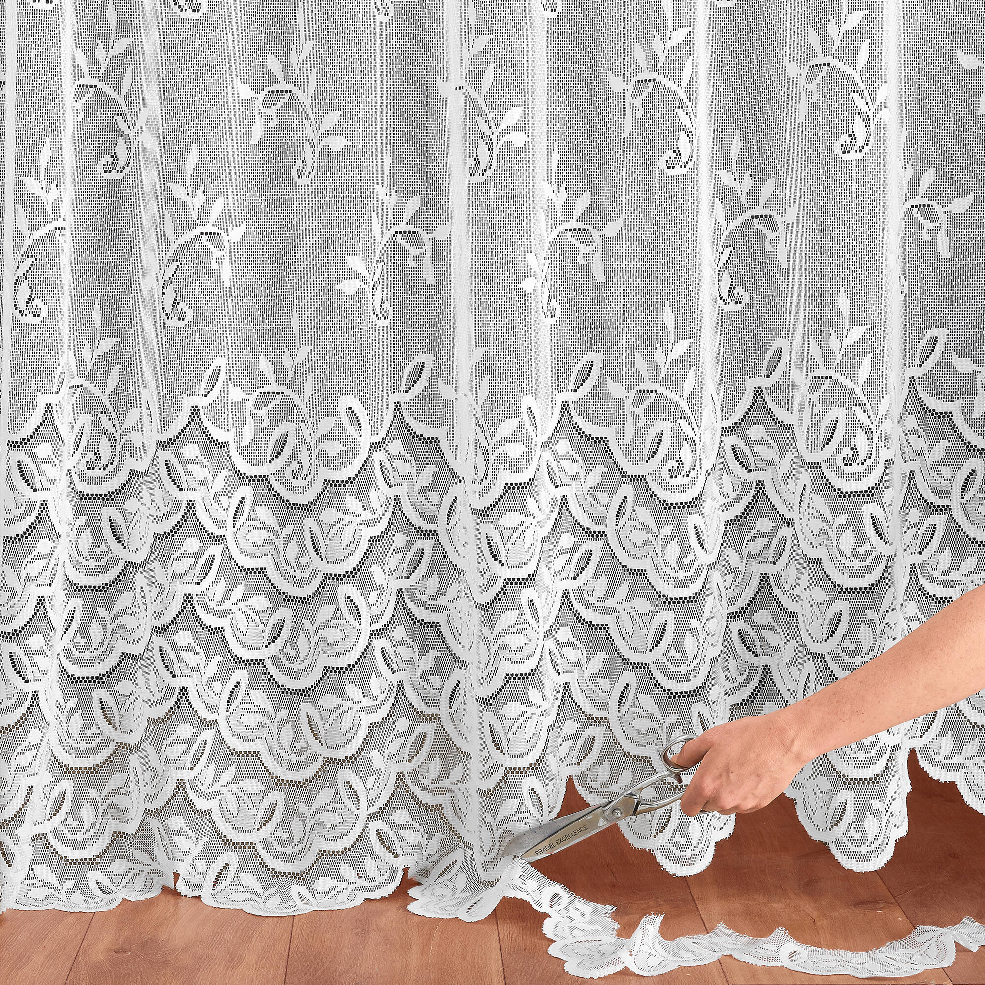 Dentelle Extensible Blanche - 310 Cm De Long X 15 Cm De Large, Neuve