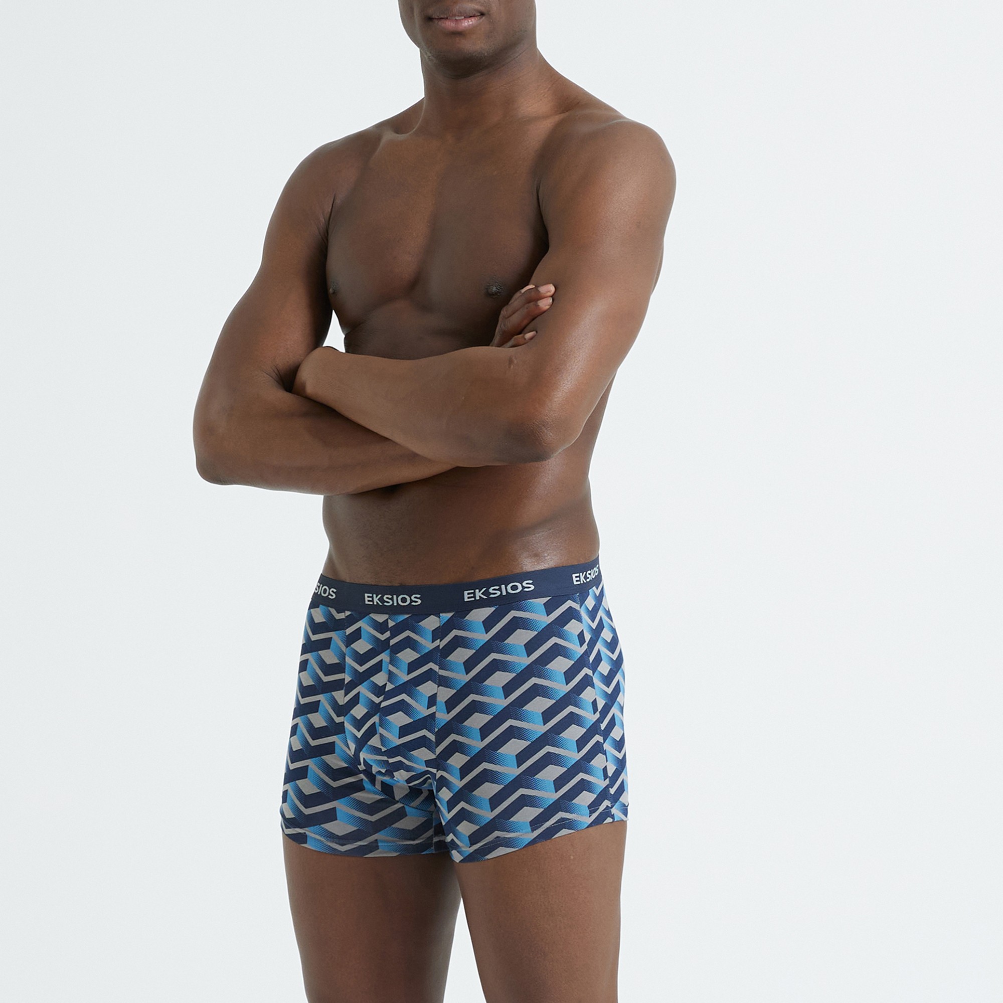 Boxer Motif Géométrique - Lot De 3 - Blancheporte