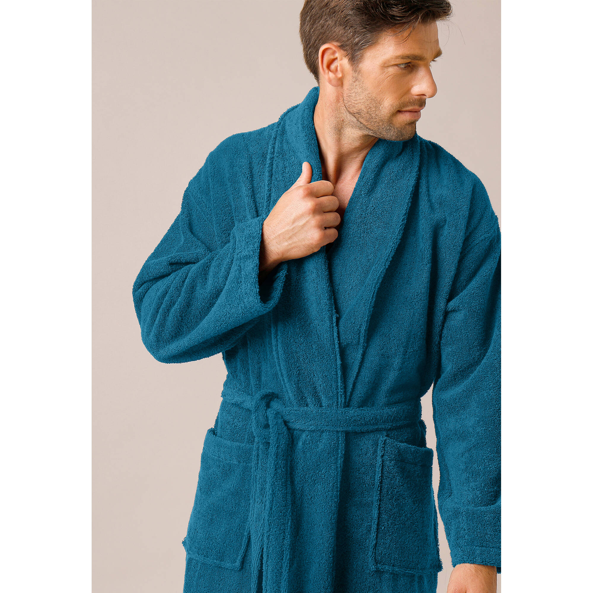 Blanche porte peignoir homme 2025