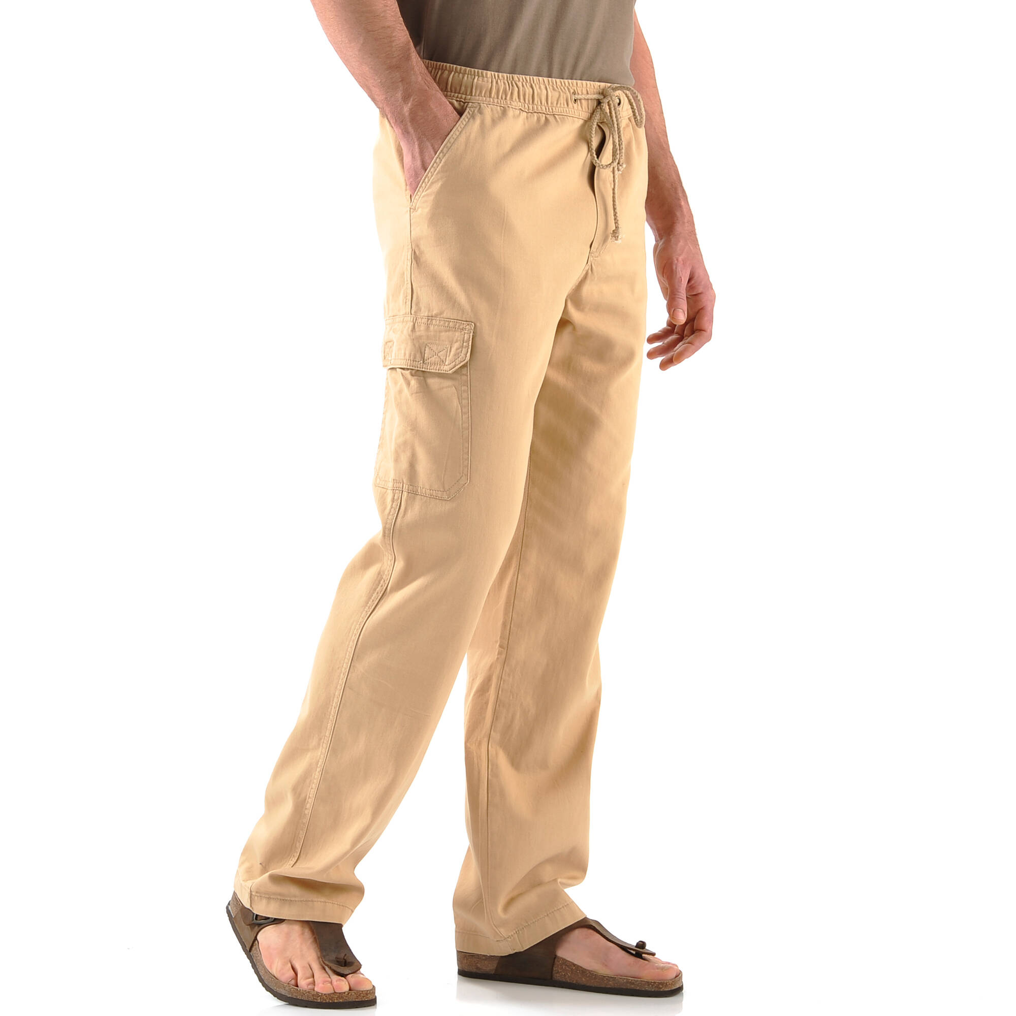 Pantalon cargo gabardine lastiqu - Blancheporte 35$