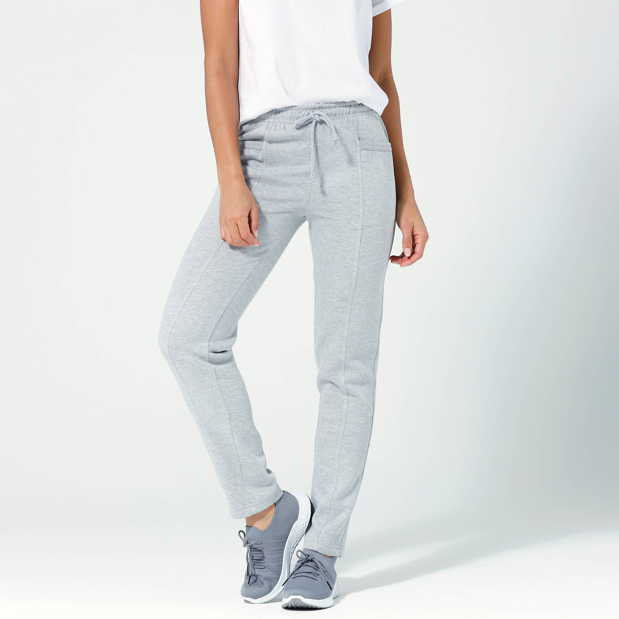 Pantalon jogging, molleton gratté - Blancheporte