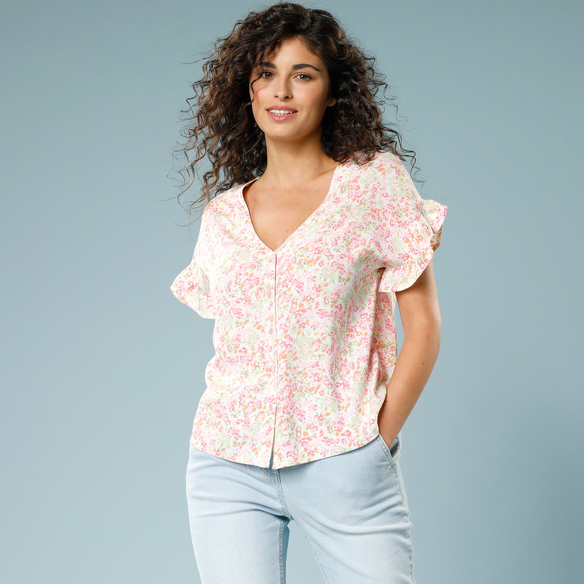 Chemisier Imprimé Spéciale Petites - Blancheporte