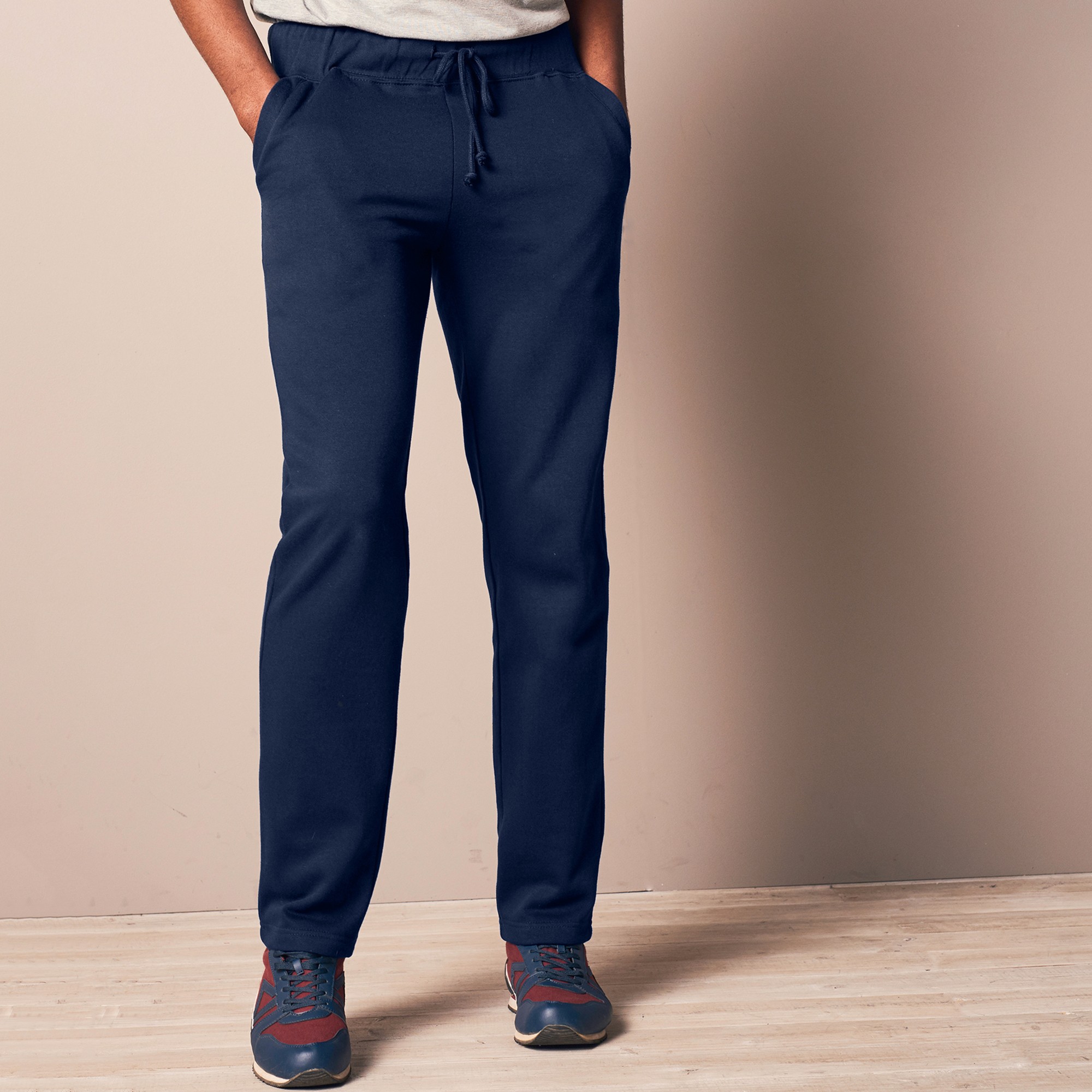 Pantalon en molleton JAY-PI avec cordon coulissant sous tunnel, coupe  Modern Fit - jusqu'au 8 XL, Joggings