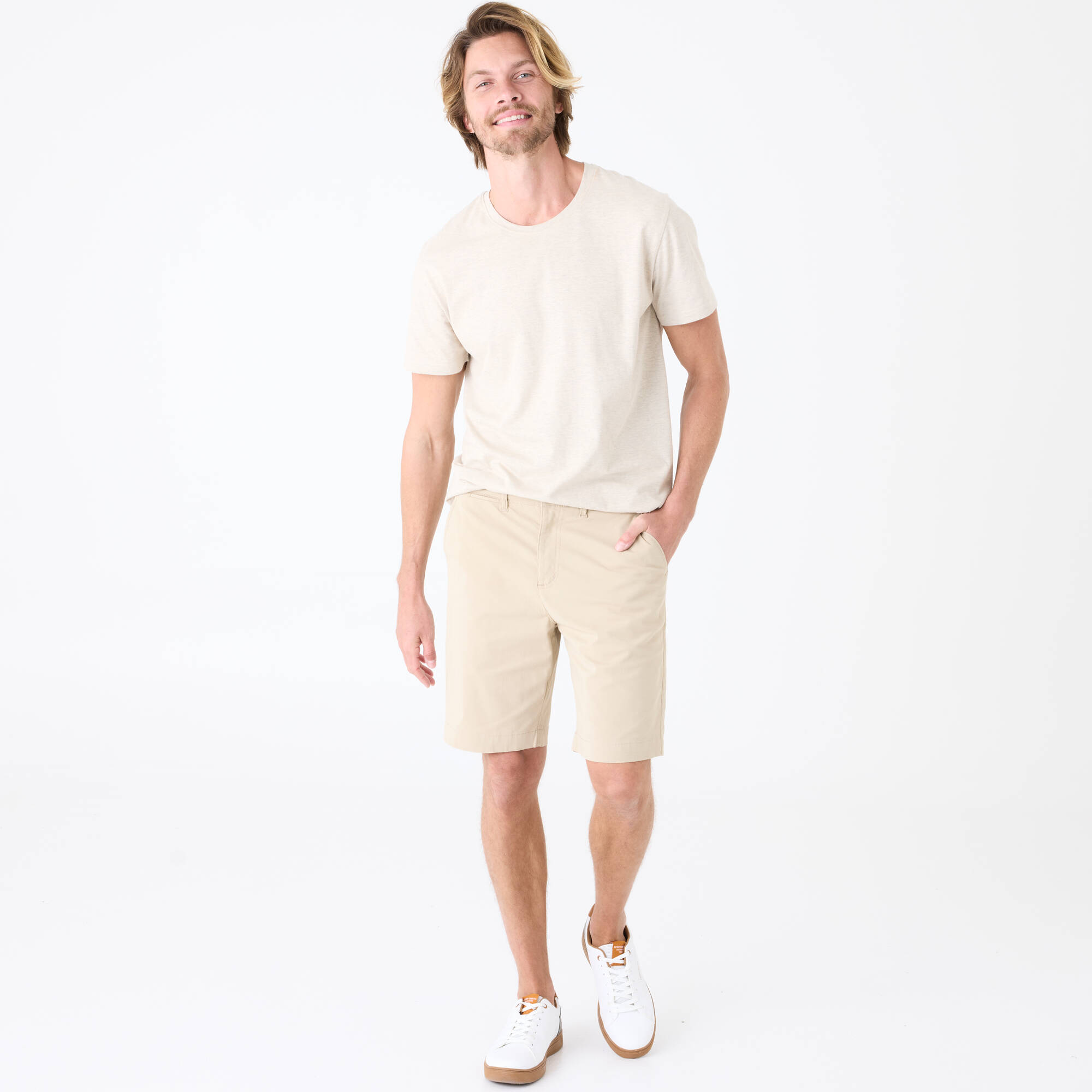 Bermuda chino arrondi sous le ventre - Blancheporte 33$