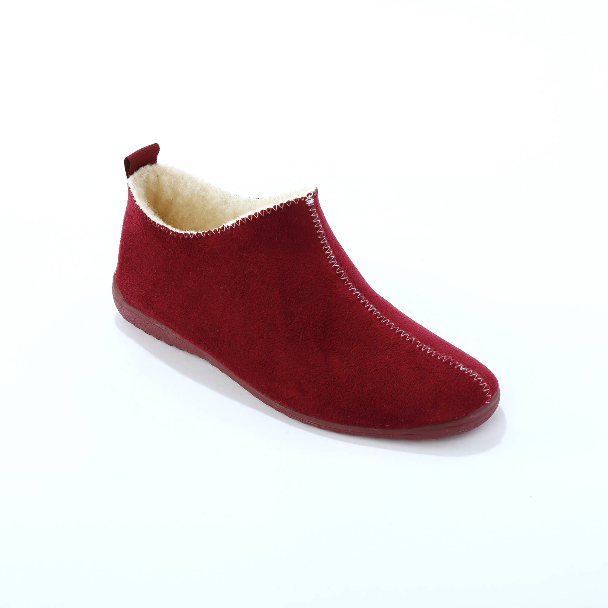 Chaussons bottillons fourrés, suédine - Blancheporte
