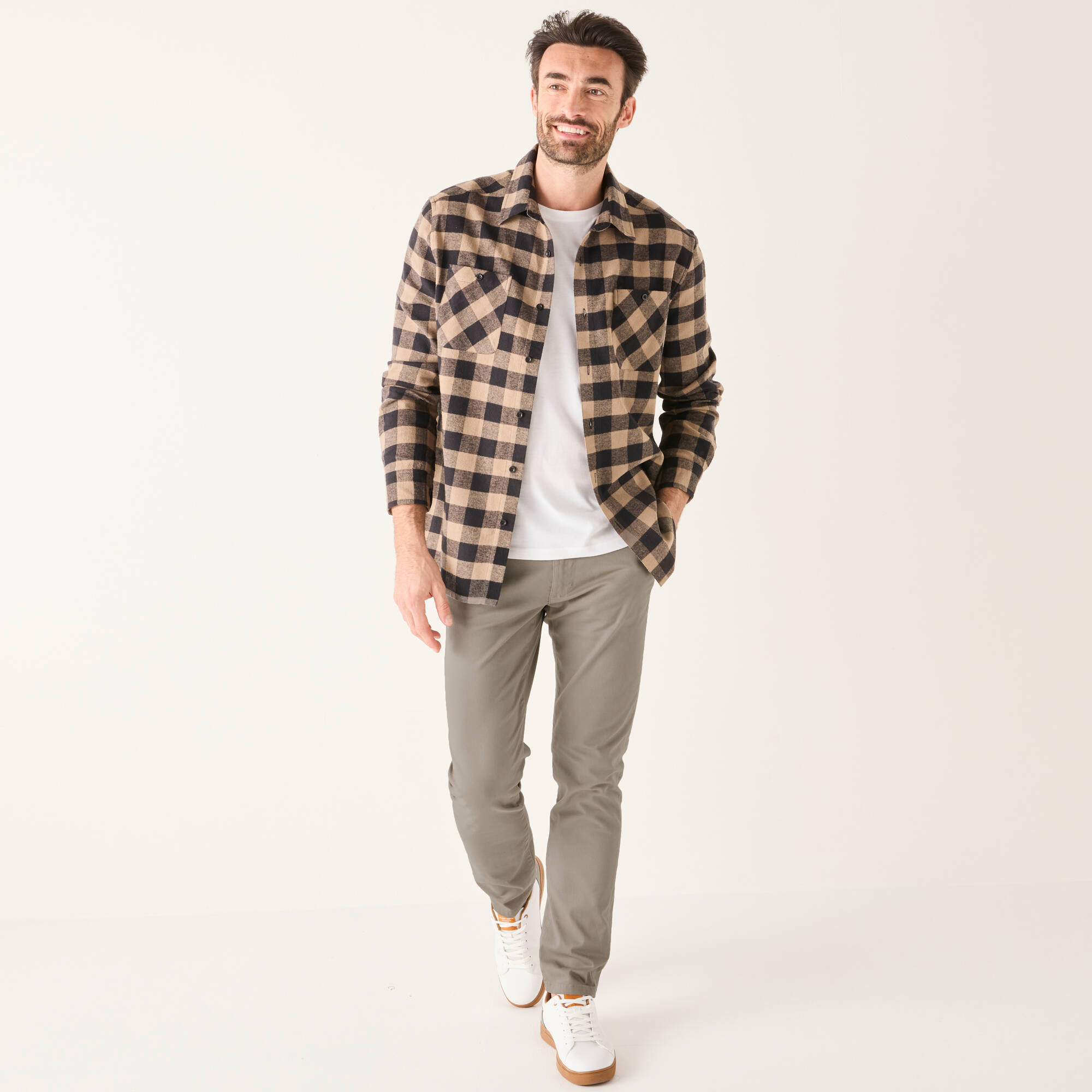 Pantalon chino lastiqu cts - Blancheporte 48$