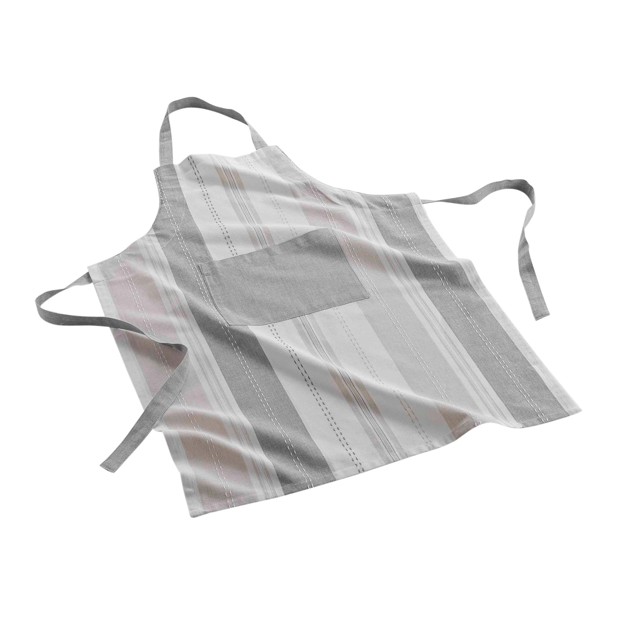 Tablier Bavette Rayé Tissé-teint - Blancheporte